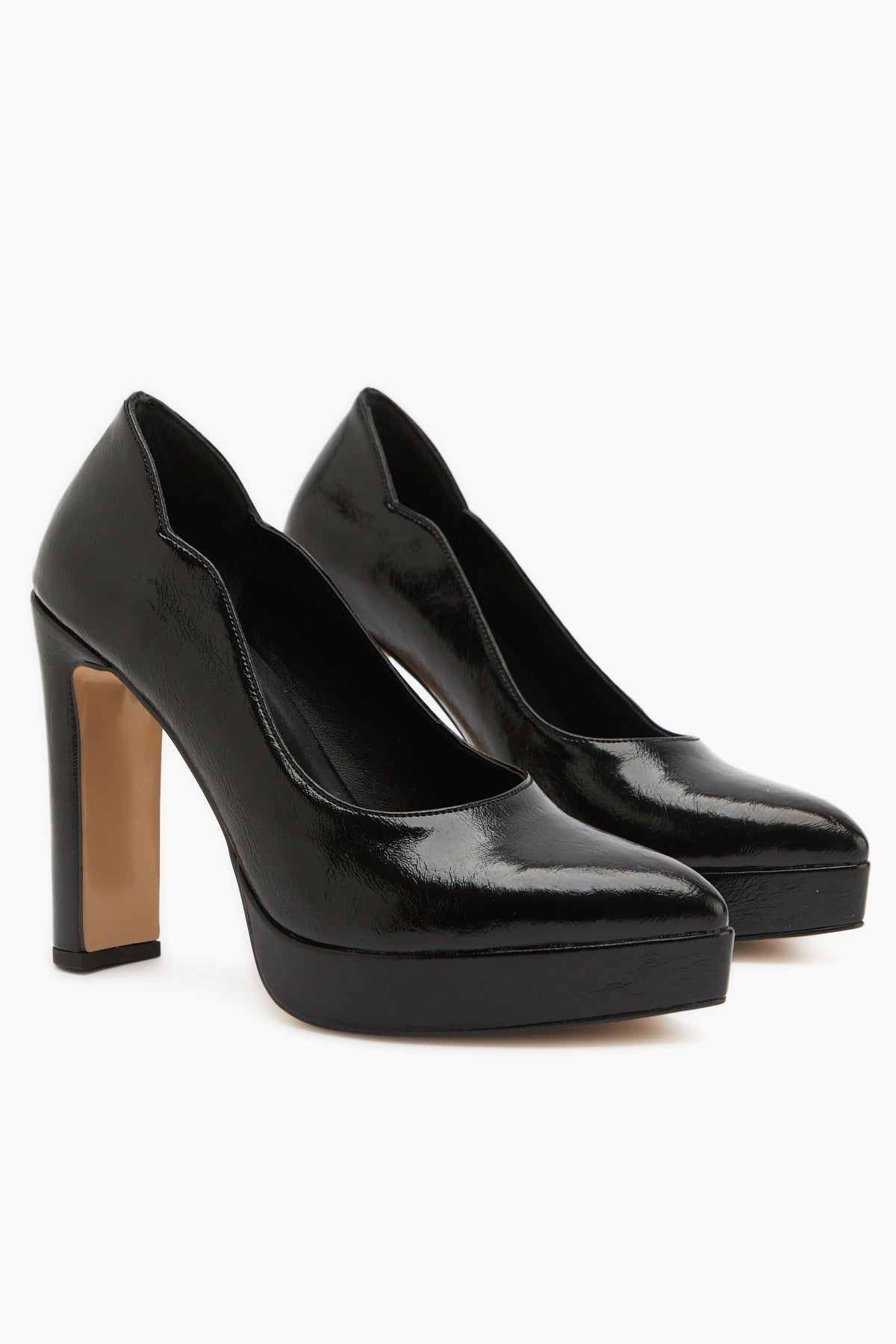 Ragni – Black Platform Heeled Shoe (Women)