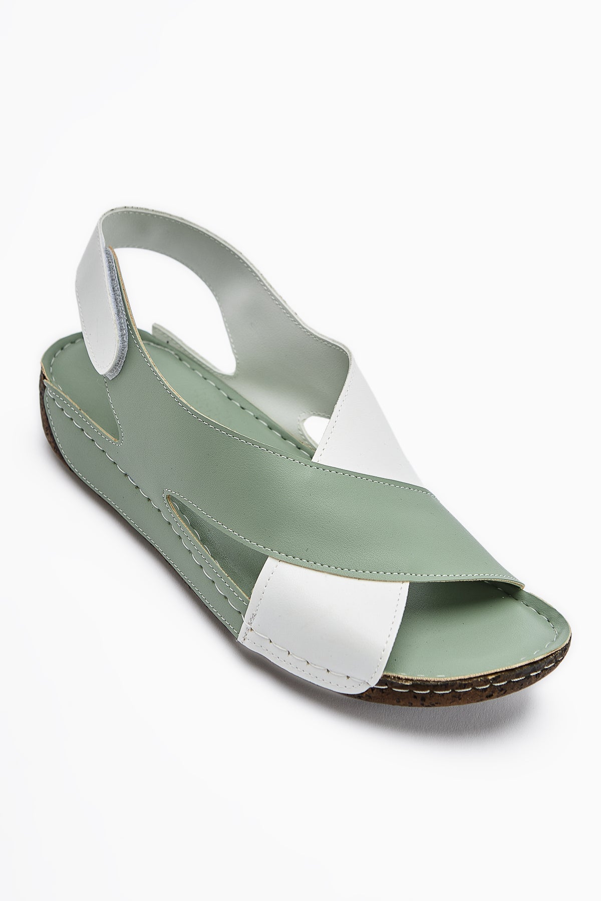 Margit – Mint Cross-Strap Sandal (Women)