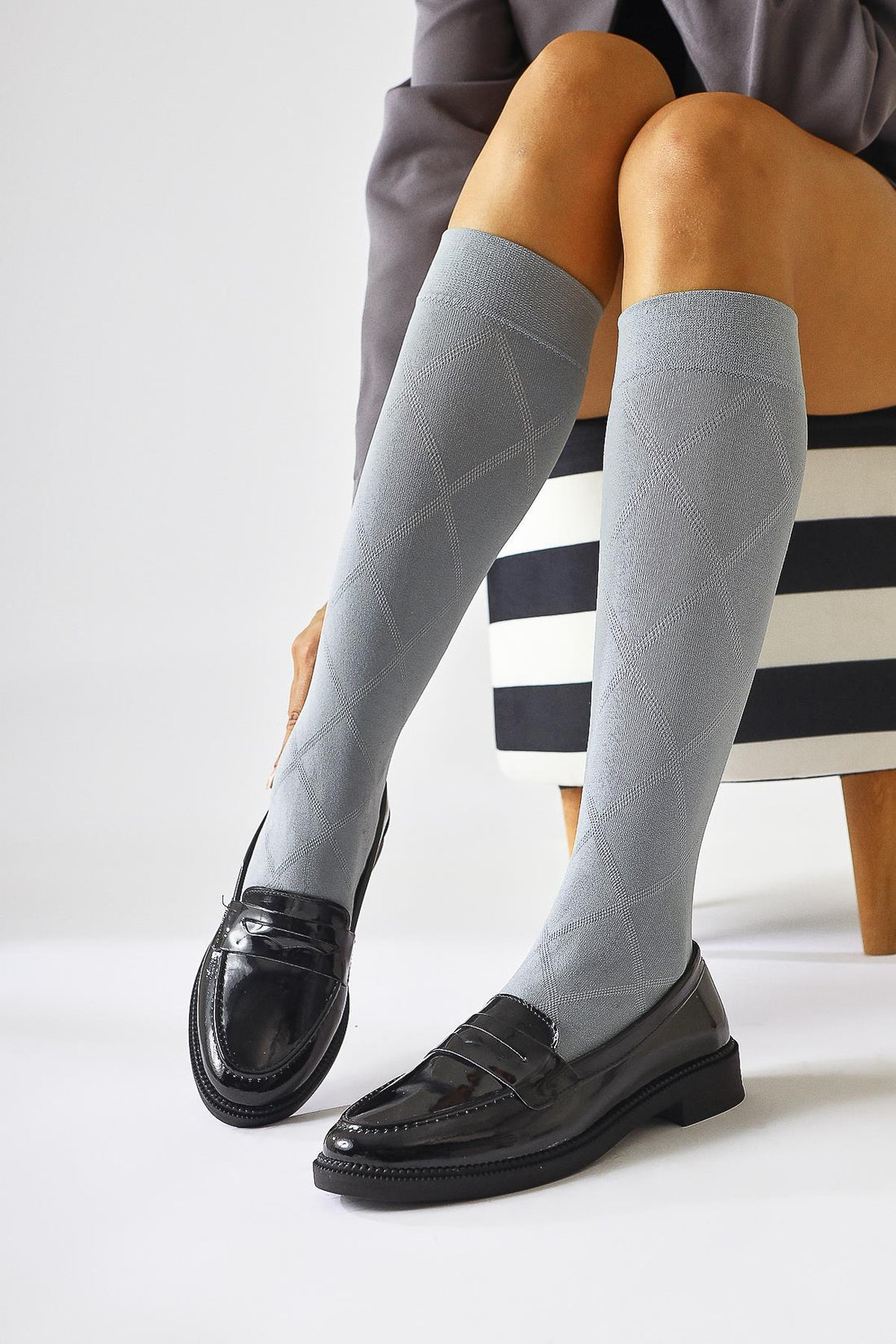 Amelina Black Patent Everyday Shoe