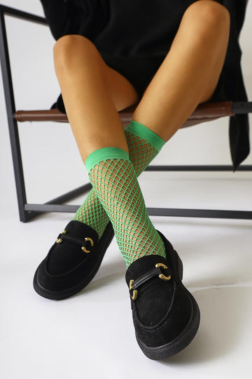 Jamnian Black Suede with Buckle Detail Daily Wear Shoes