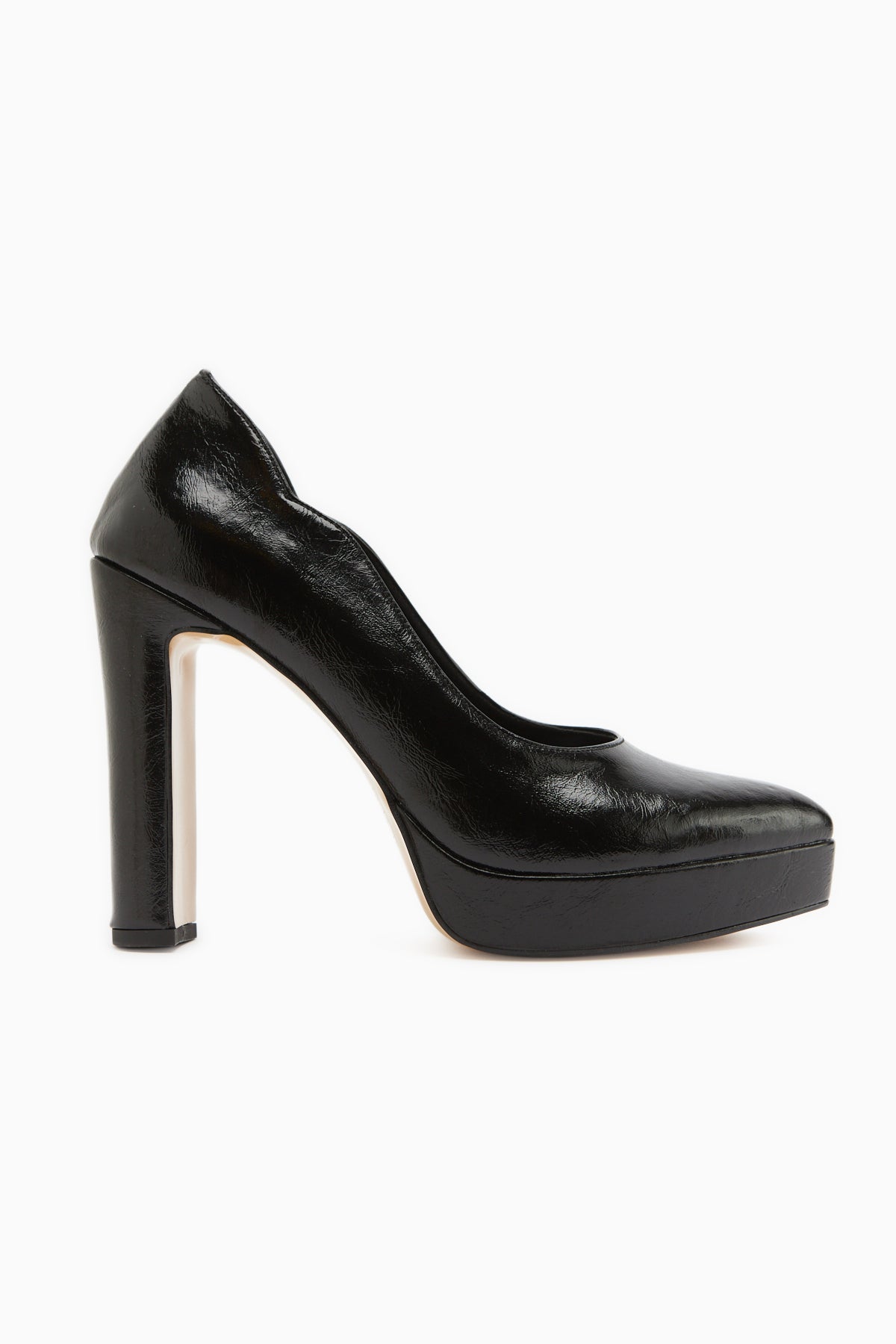 Ragni – Black Platform Heeled Shoe (Women)