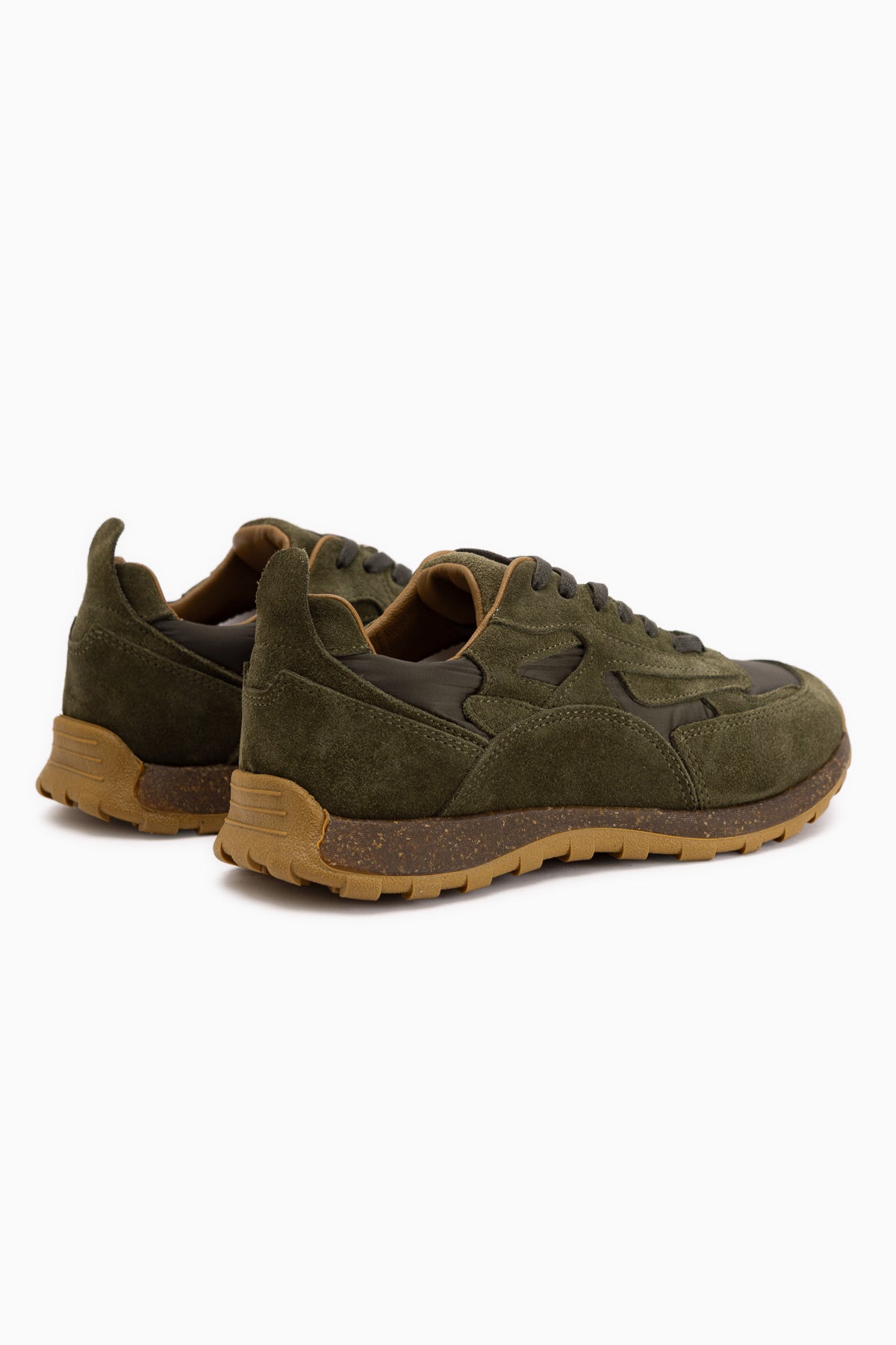 Selena Genuine Leather Khaki Suede Detailed Women’s Sneakers