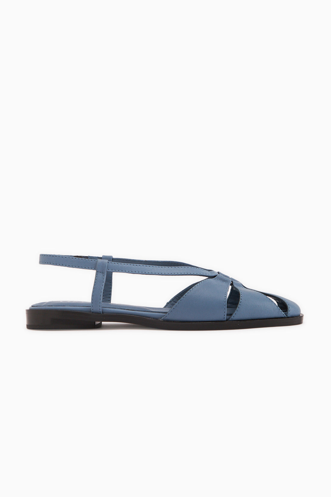 Cally Genuine Leather Blue Elastic Women’s Sandal