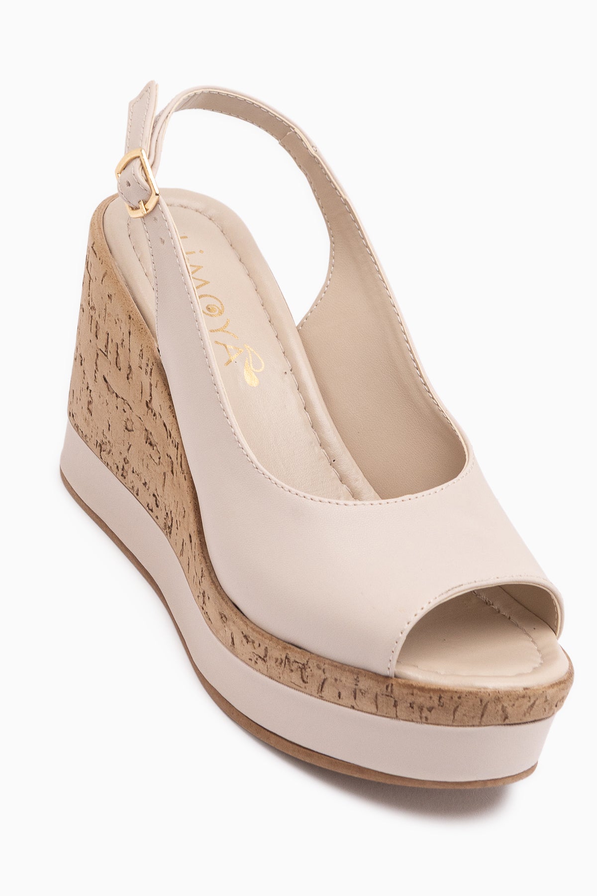 Jenny Beige Wedge Women’s Shoes