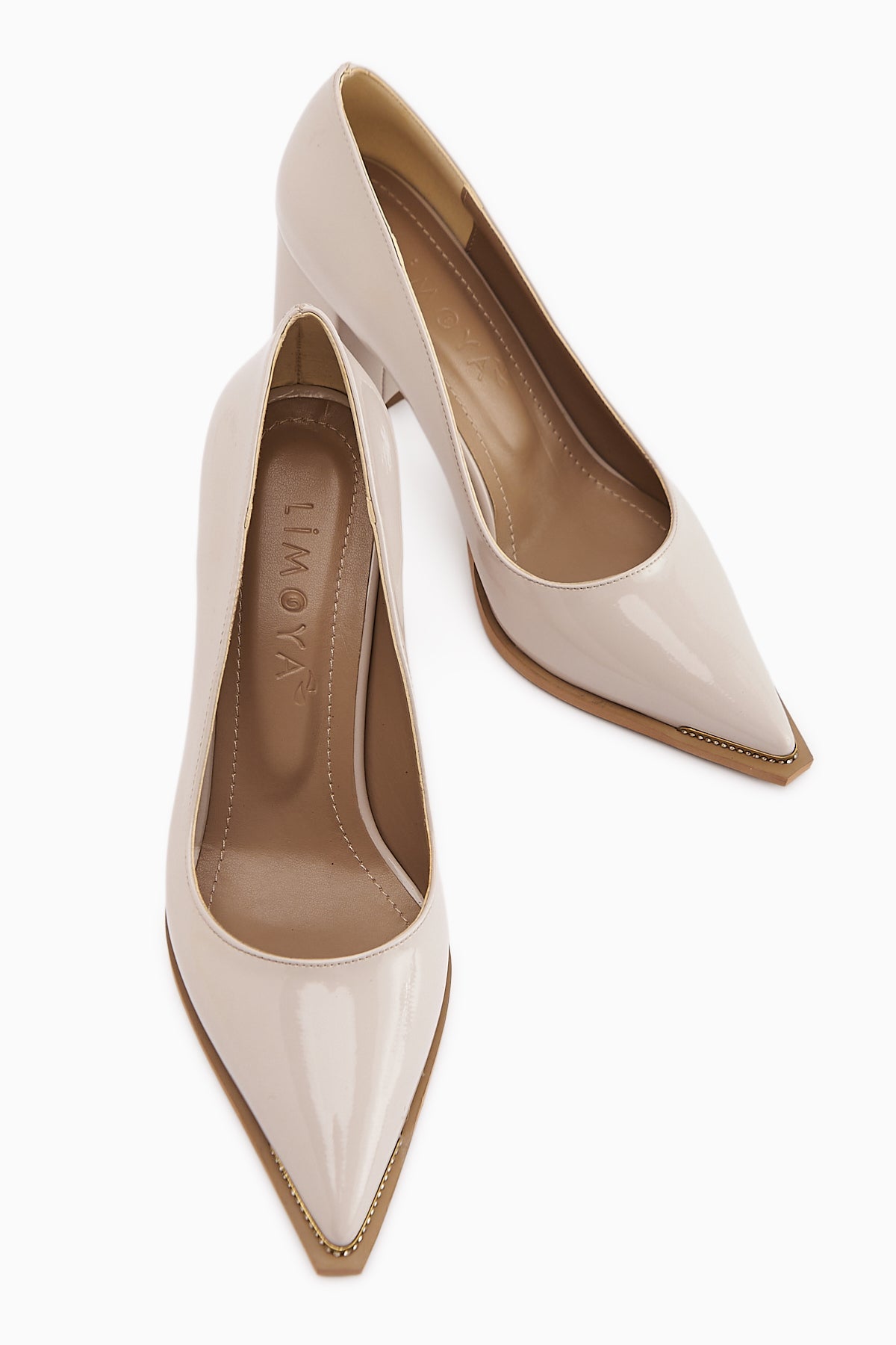 Bonny Nude Thick Heeled Women's Shoe