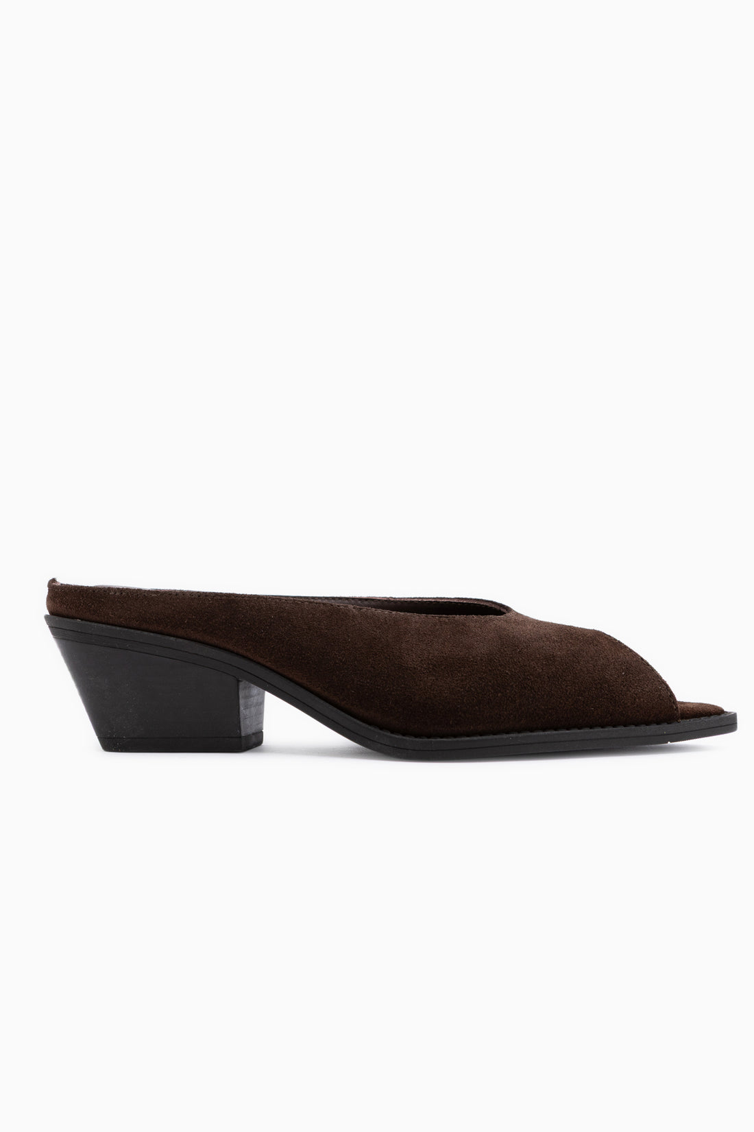 Rinesa Genuine Leather Brown Heeled Women’s Slippers