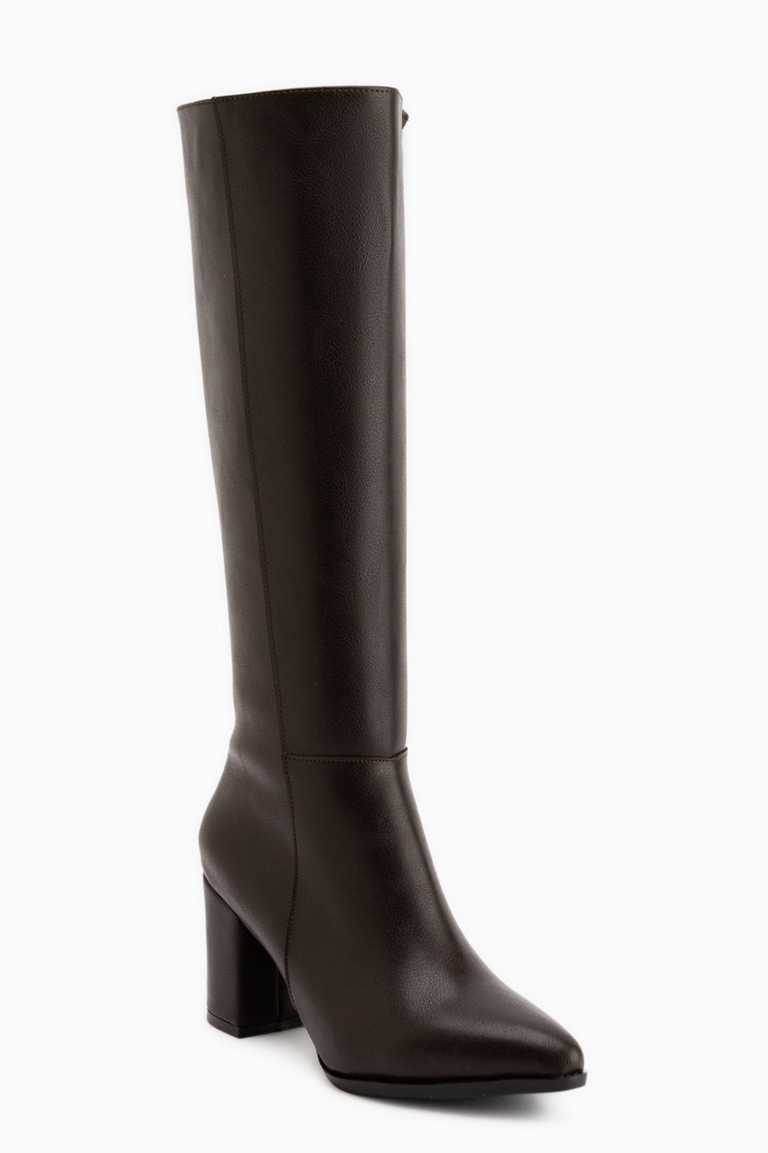 Tatum Brown Pointed Toe Mid Heel Women’s Boots