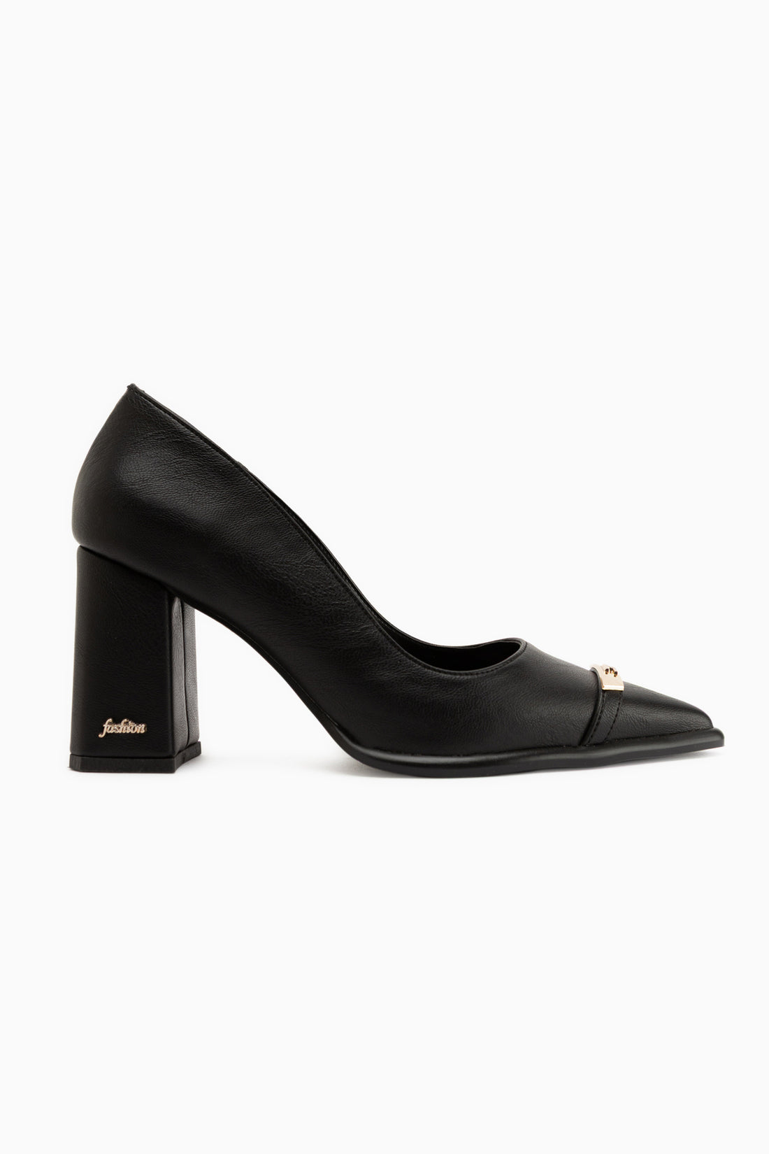 Carissa Black Buckled Women’s Heeled Shoes