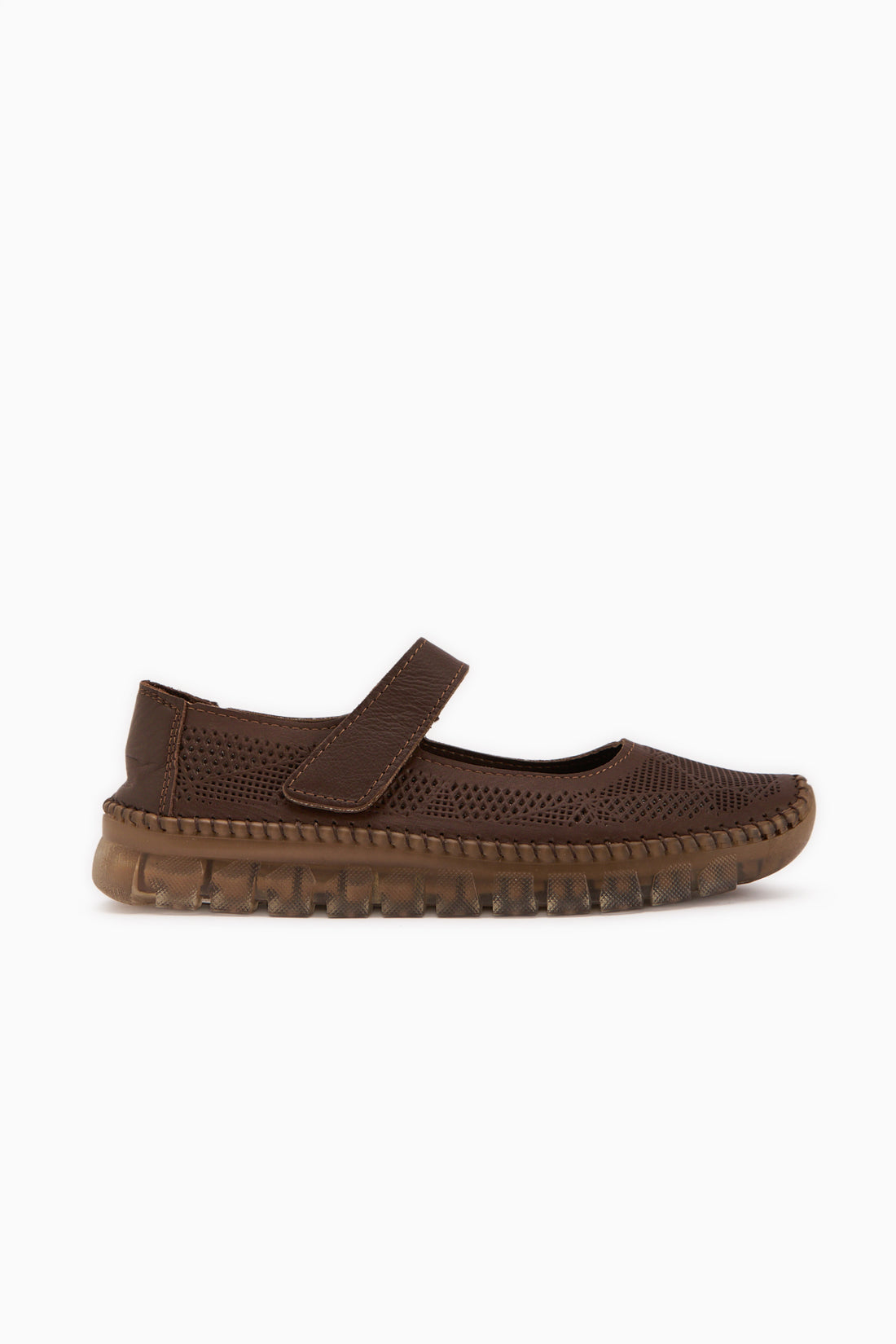 Genuine Leather Solvi Brown Women’s Casual Shoes