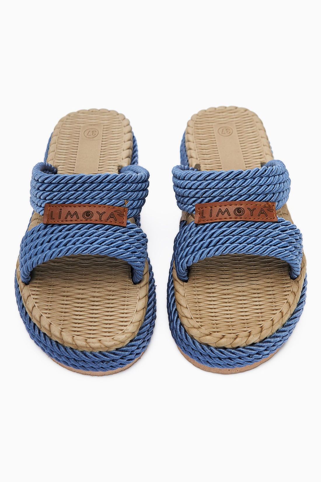 Menna Women's Comfort Blue Wicker Slippers