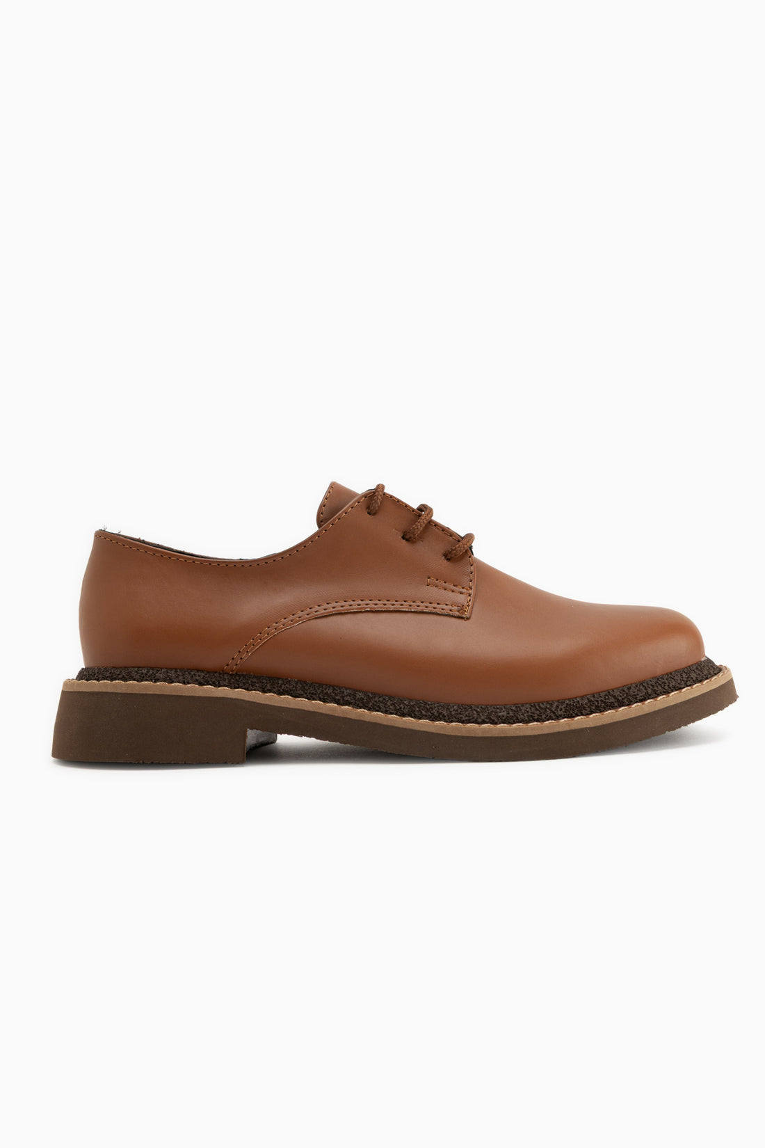 Minea Tan Lace-Up Women’s Loafer Casual Shoes