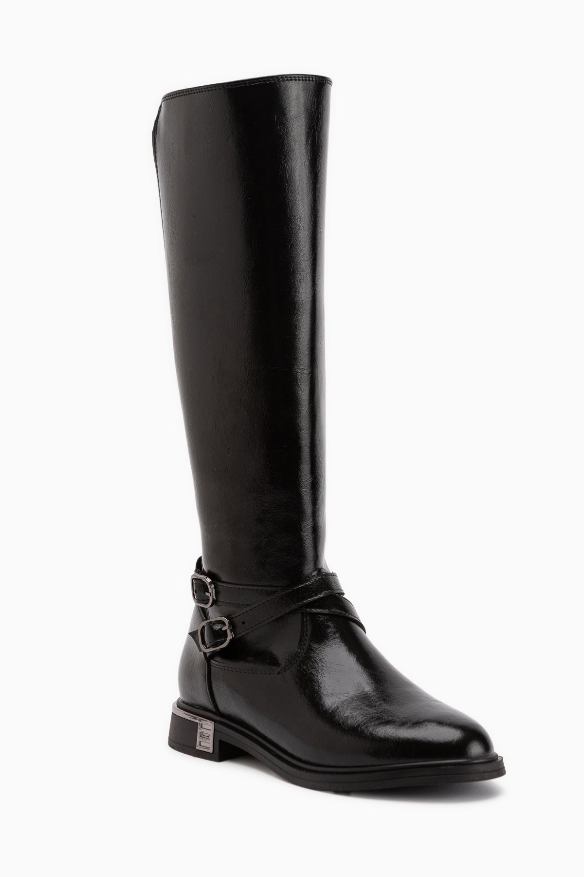 Janell Black Belt Detailed Women’s Boots