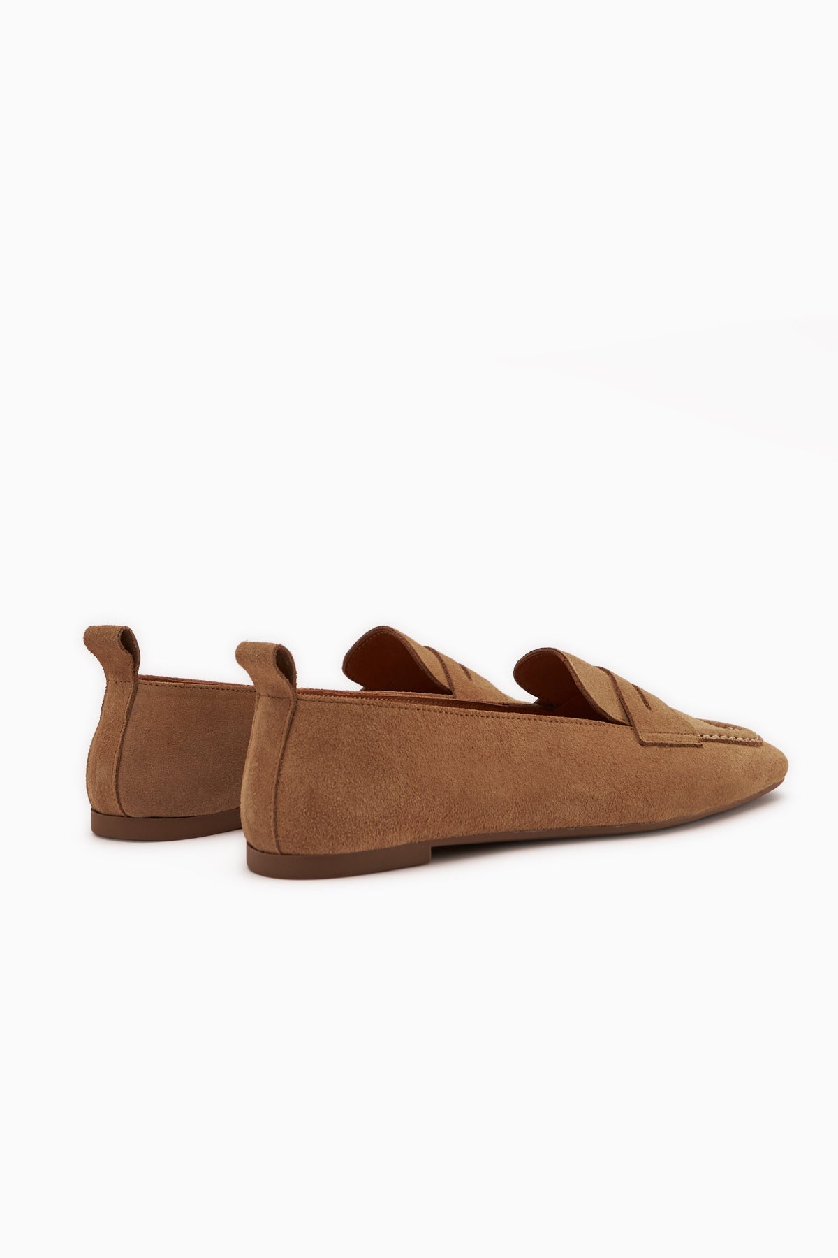Novin Genuine Leather Honeycomb Closed Toe Women’s Ballet Flats