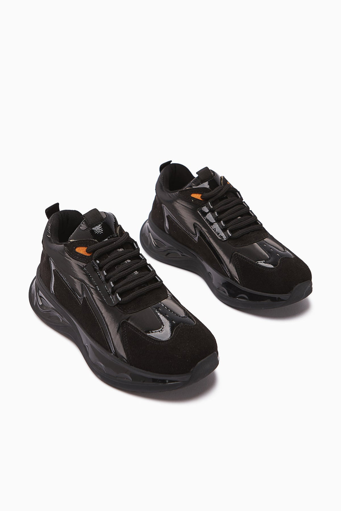 Tolin Women's Black Parachute Fabric Sneakers