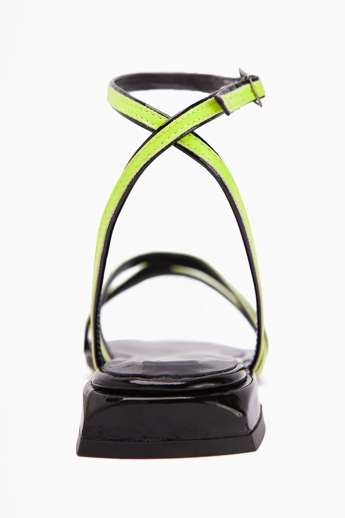 Nasima Green Ankle-Tie Women's Sandals