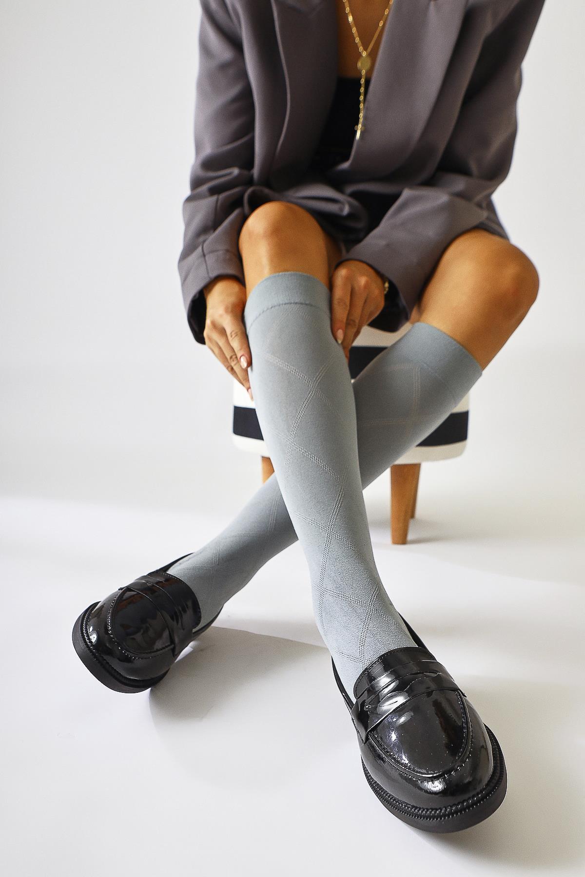 Amelina Black Patent Everyday Shoe