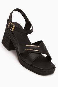 Gisella Black Heeled Women’s Sandal