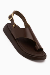 Alis Genuine Leather Brown Thong Women’s Sandal