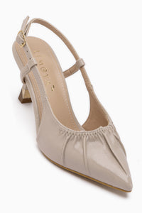 Vanesa Beige Women’s Heeled Shoes