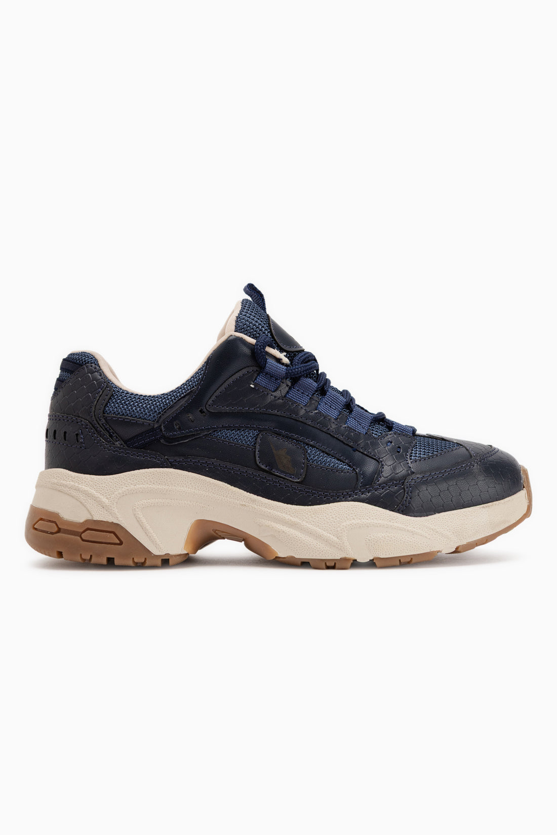 Caisa Navy Textured Detail Women’s Sneakers