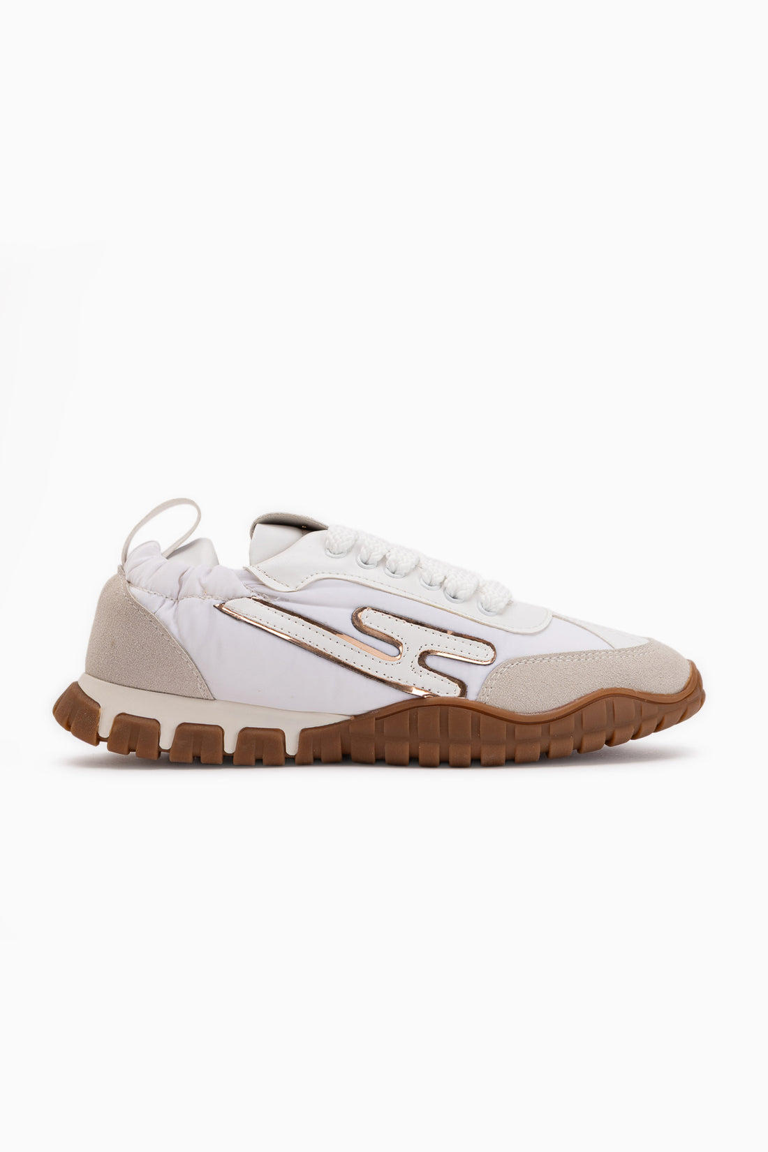Jessica White Beige Suede Detailed Women’s Sneakers