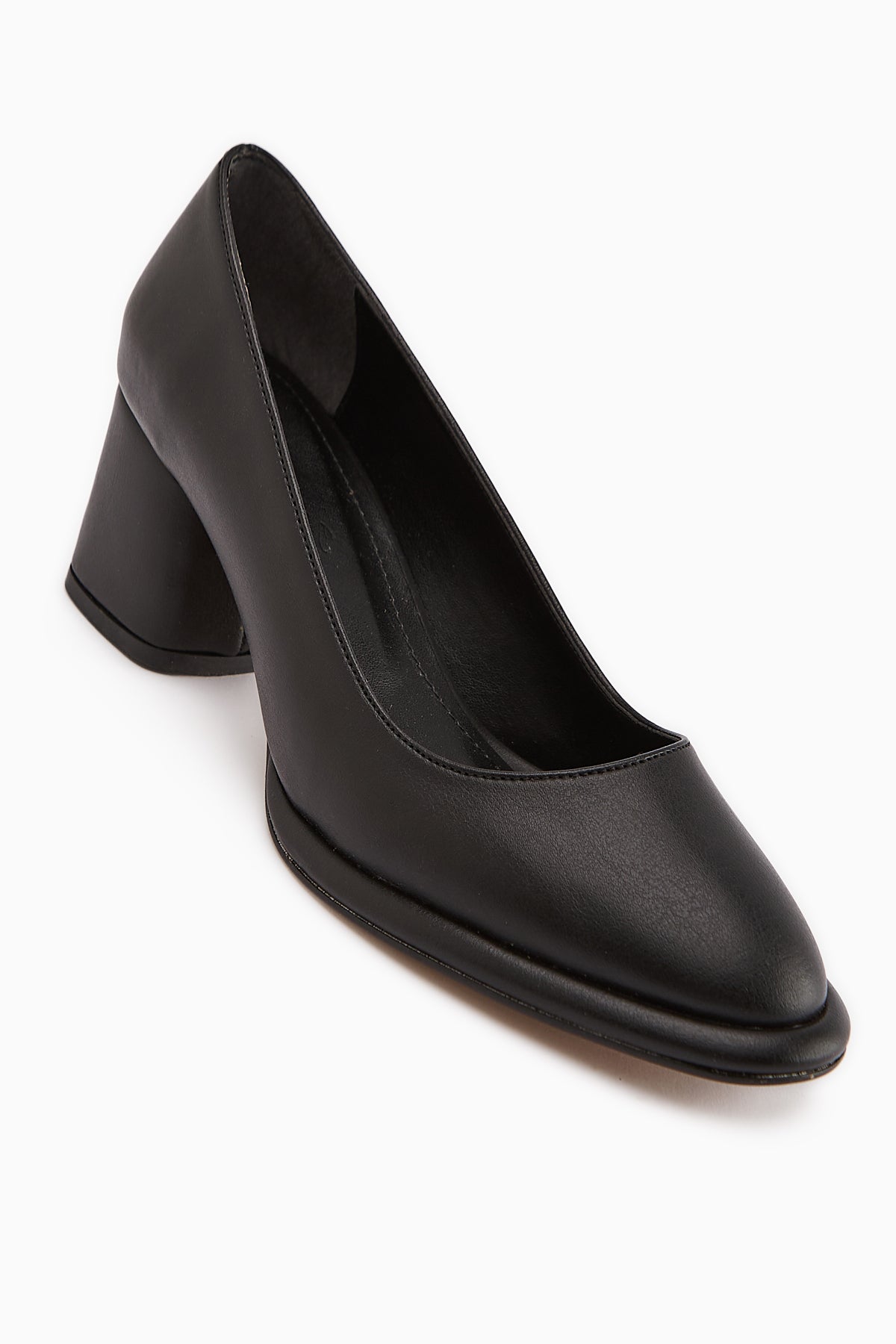 Saina Black Platform Heeled Women’s Shoes