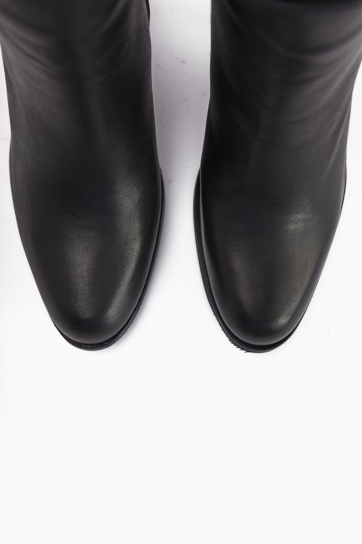 Teres Genuine Leather Black Heeled Women's Boot