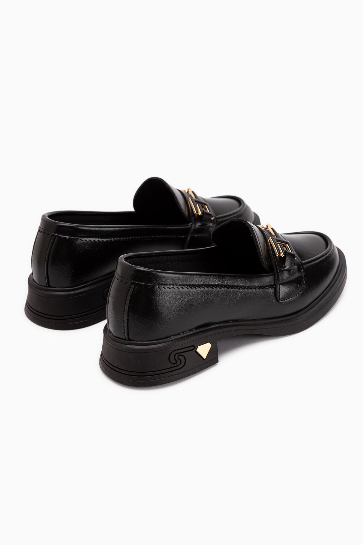 Clarie Black Buckled Women’s Loafer Daily Shoes