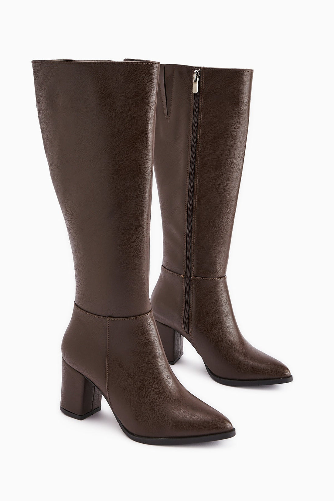 Deniza Coffee Heeled Women's Boot