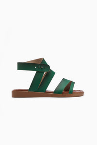 Genuine Leather Hadie Green Women’s Sandal