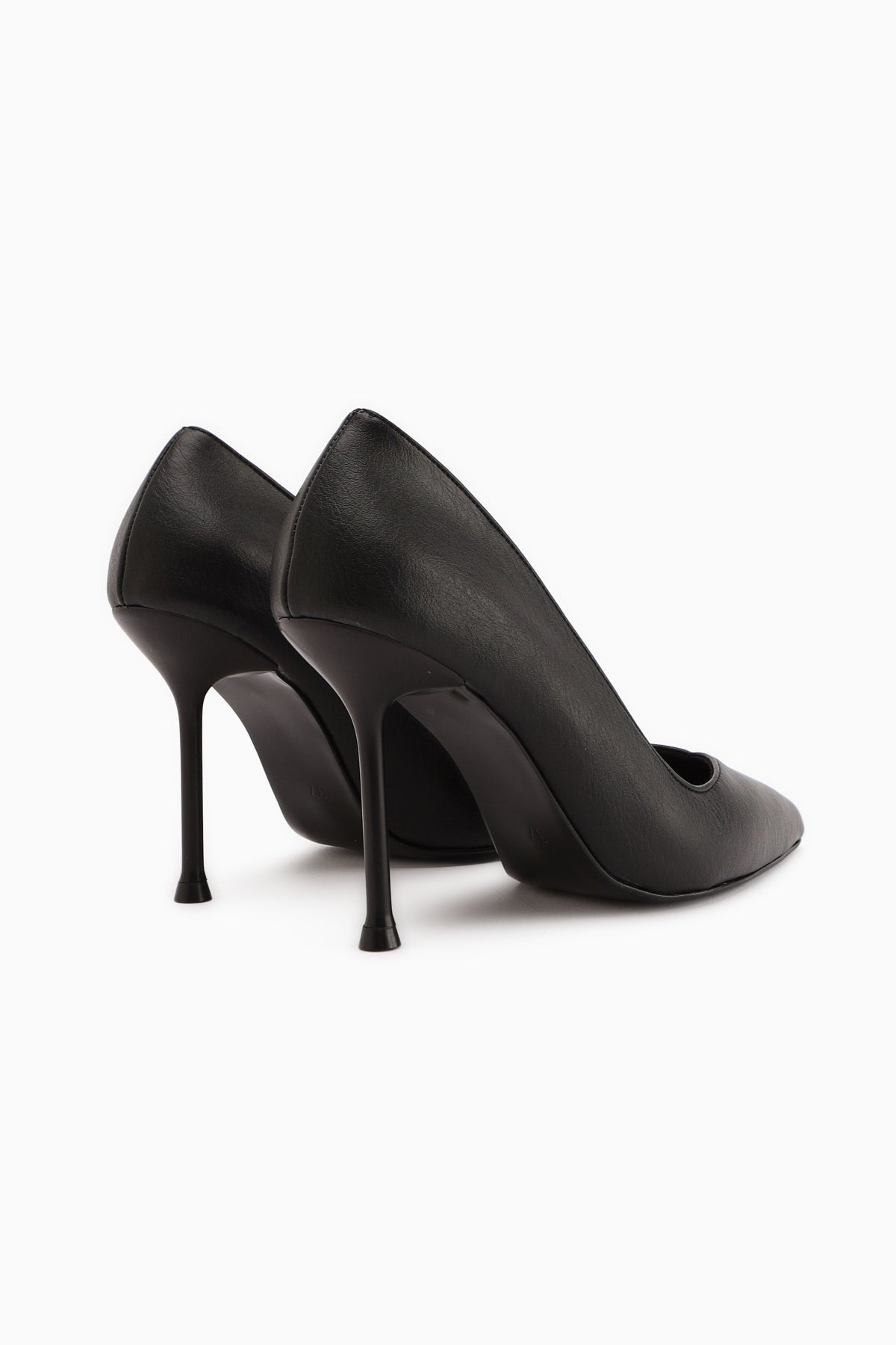 Arya – Genuine Leather Black Stiletto Heeled Shoe (Women)