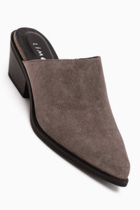 Teresa Genuine Leather Mink Heeled Women’s Slippers