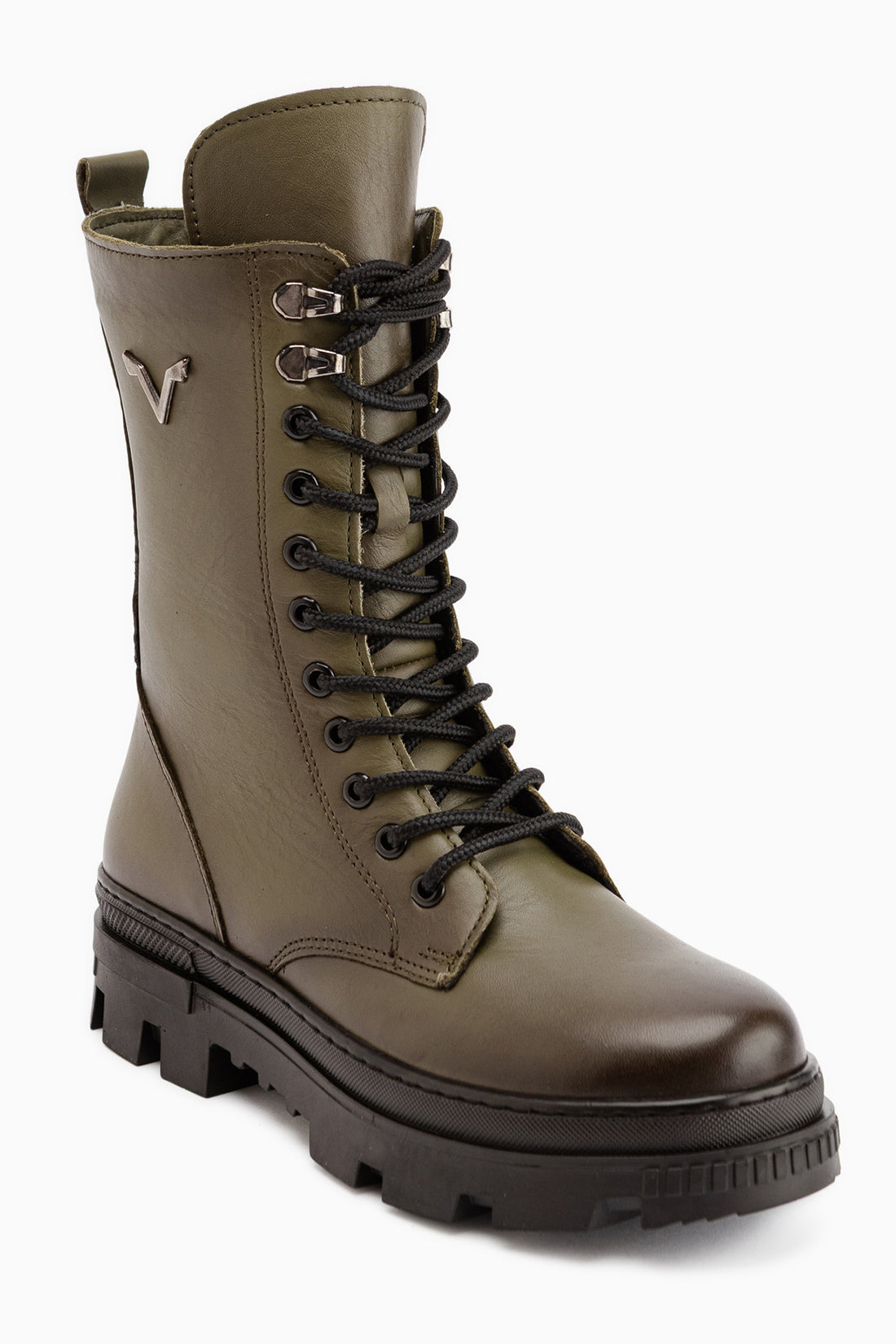 Genuine Leather Haki Women’s Boots