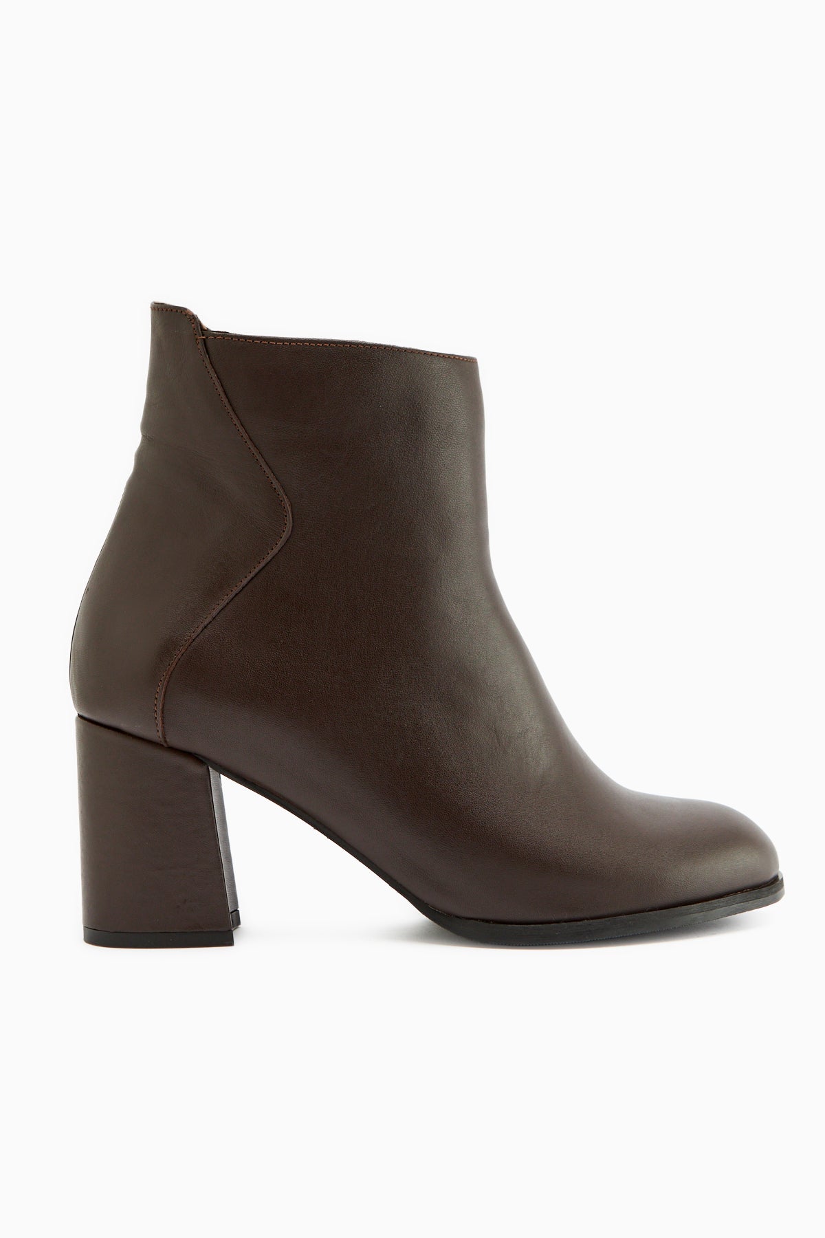 Eliza Genuine Leather – Brown Heeled Boot (Women)
