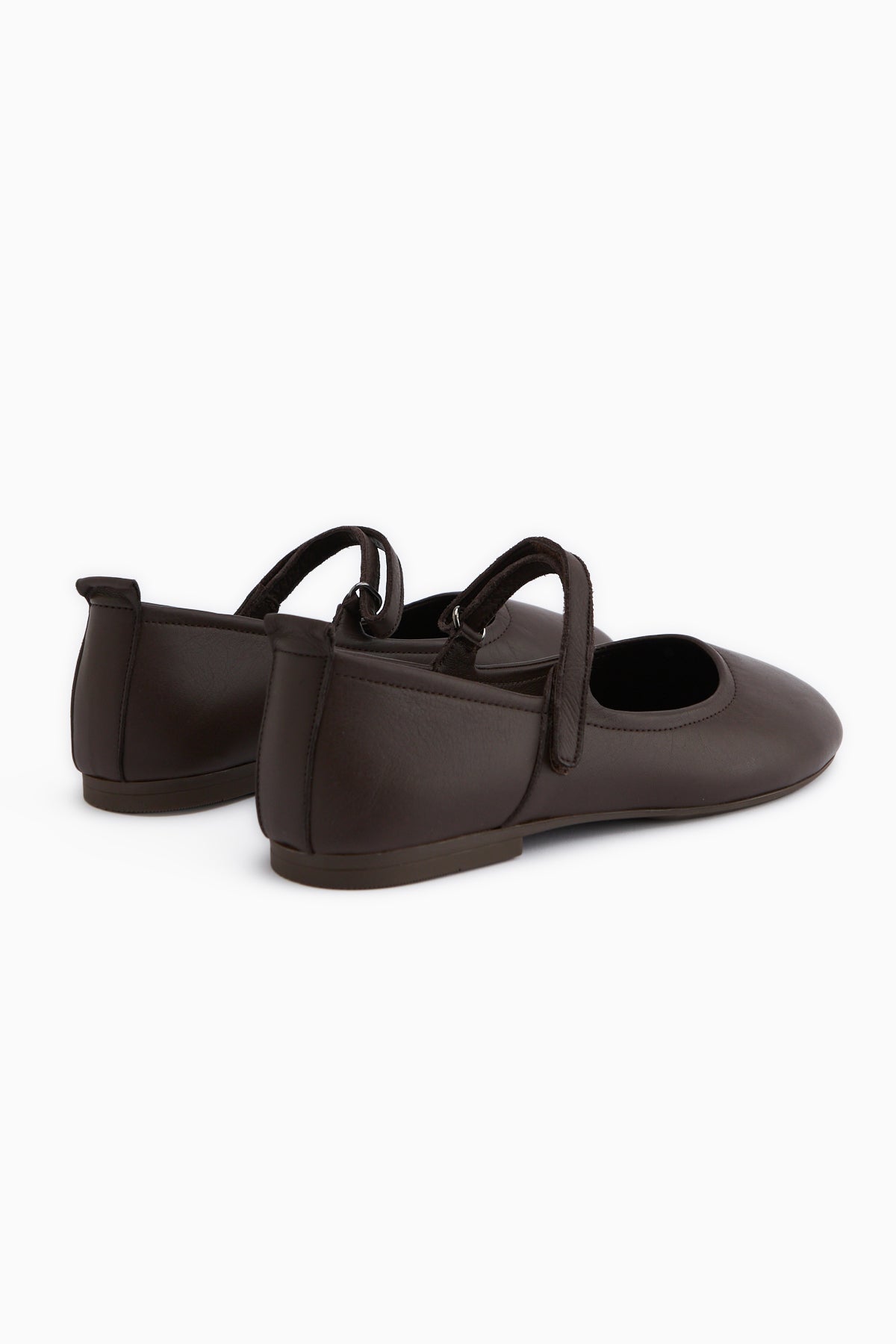 Sally Genuine Leather Brown Strap Women’s Ballet Flats