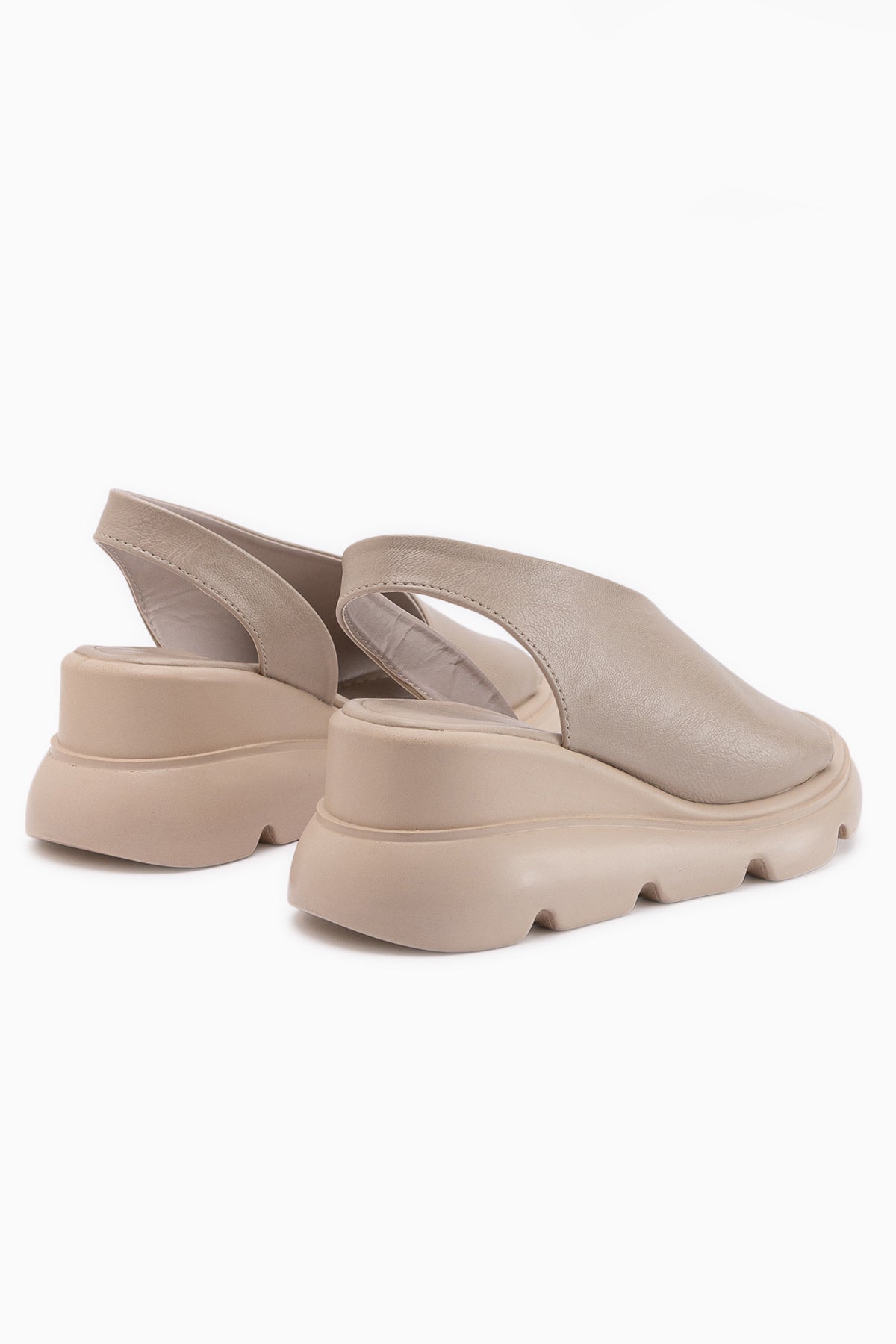 Lima Beige Thick Sole Open Toe Women’s Sandal