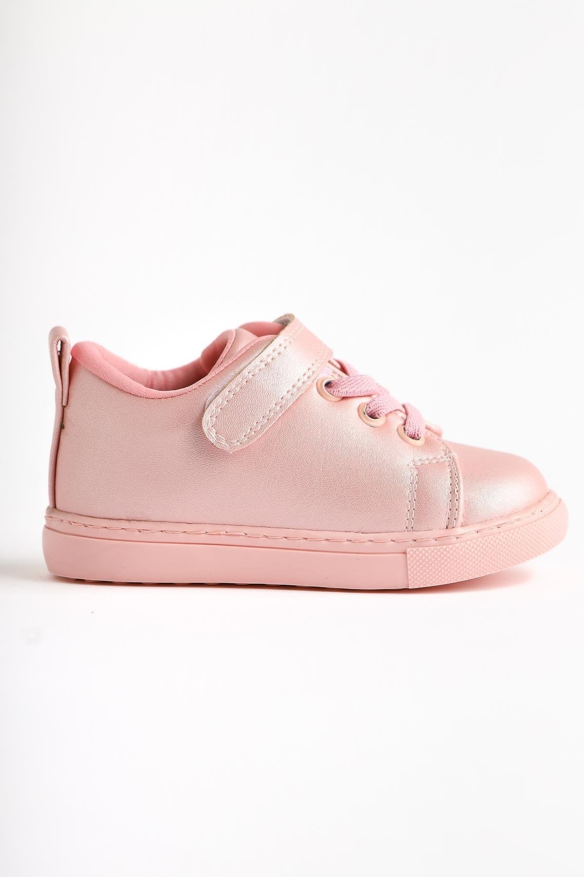 Daisy Pure Lace-Up Velcro Detail Baby Athletic Shoe