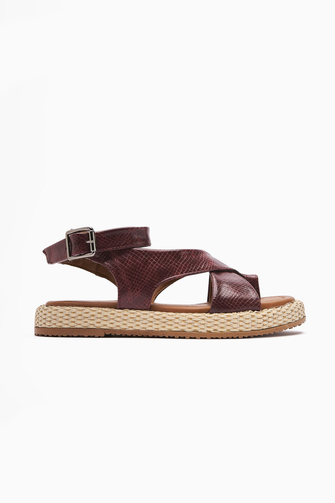 Kani Burgundy Thong Women's Sandal
