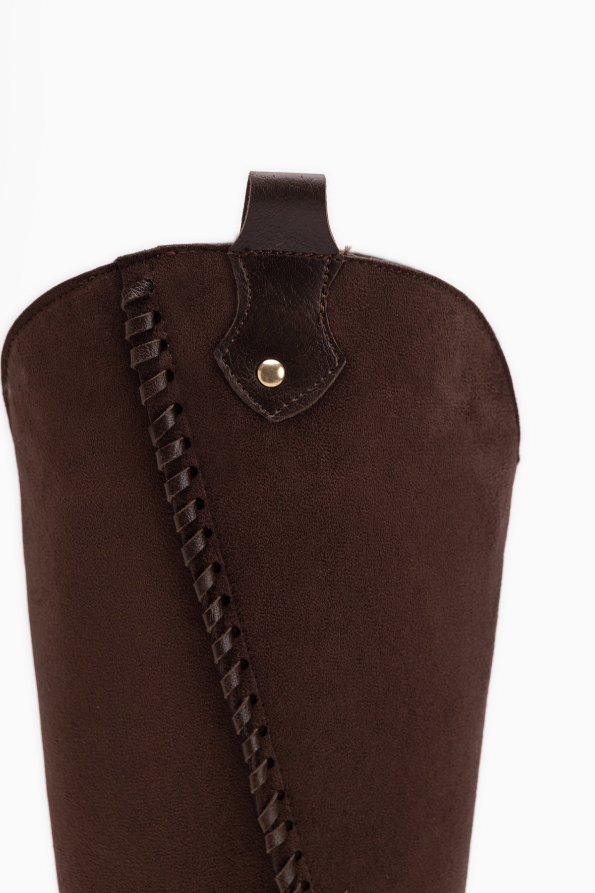 Gertie Brown Suede Stitch Detailed Women’s Boots