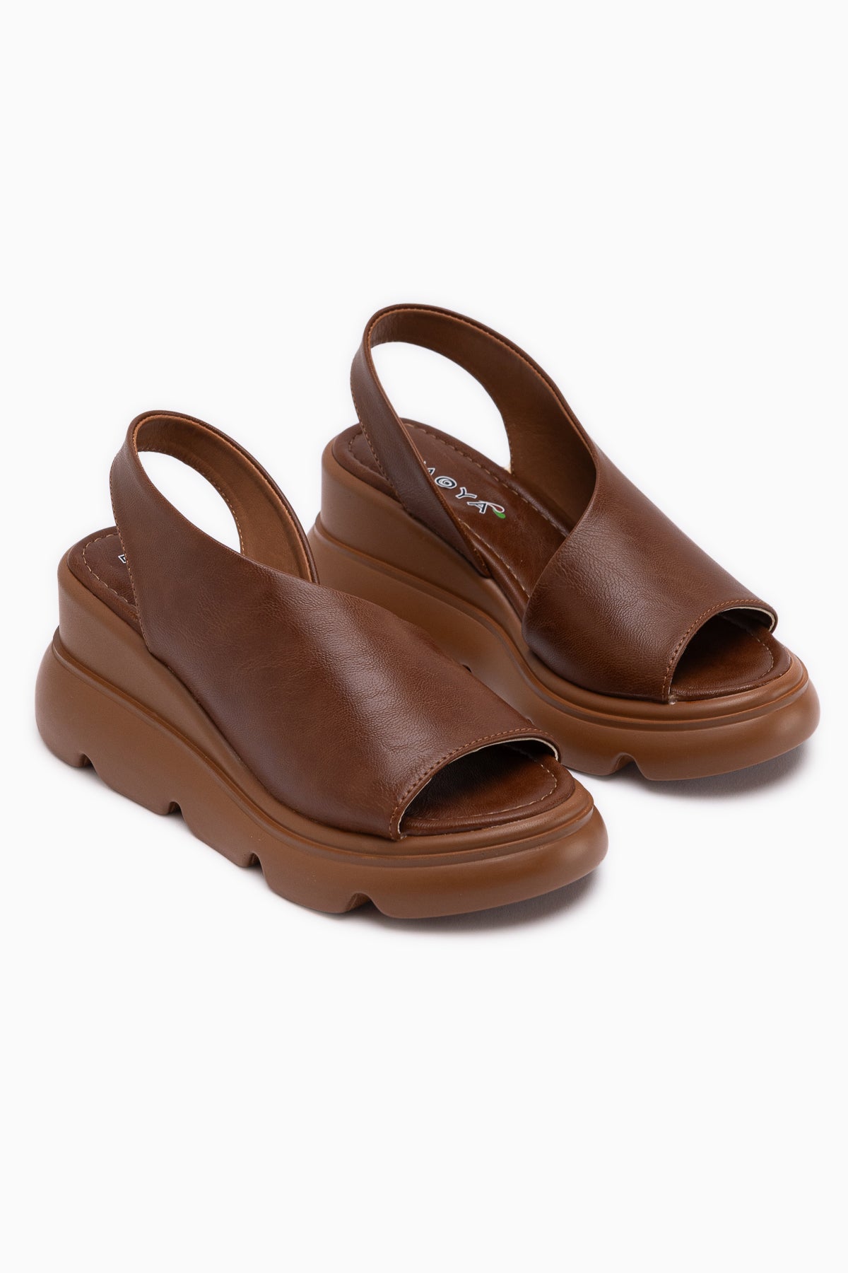 Lima Tan Thick Sole Open Toe Women’s Sandal
