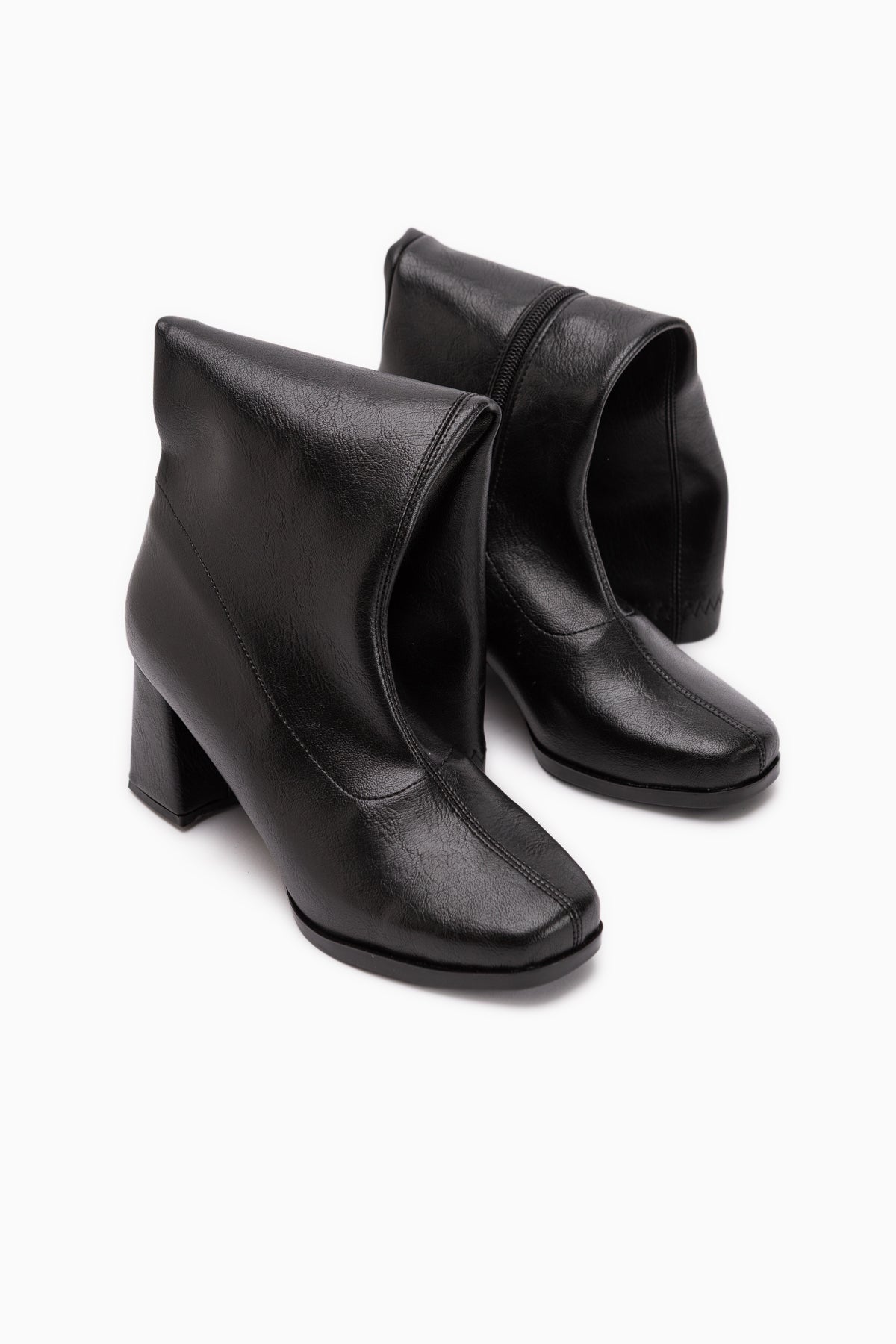 Evie Black Square Toe Women’s Stretch Boots
