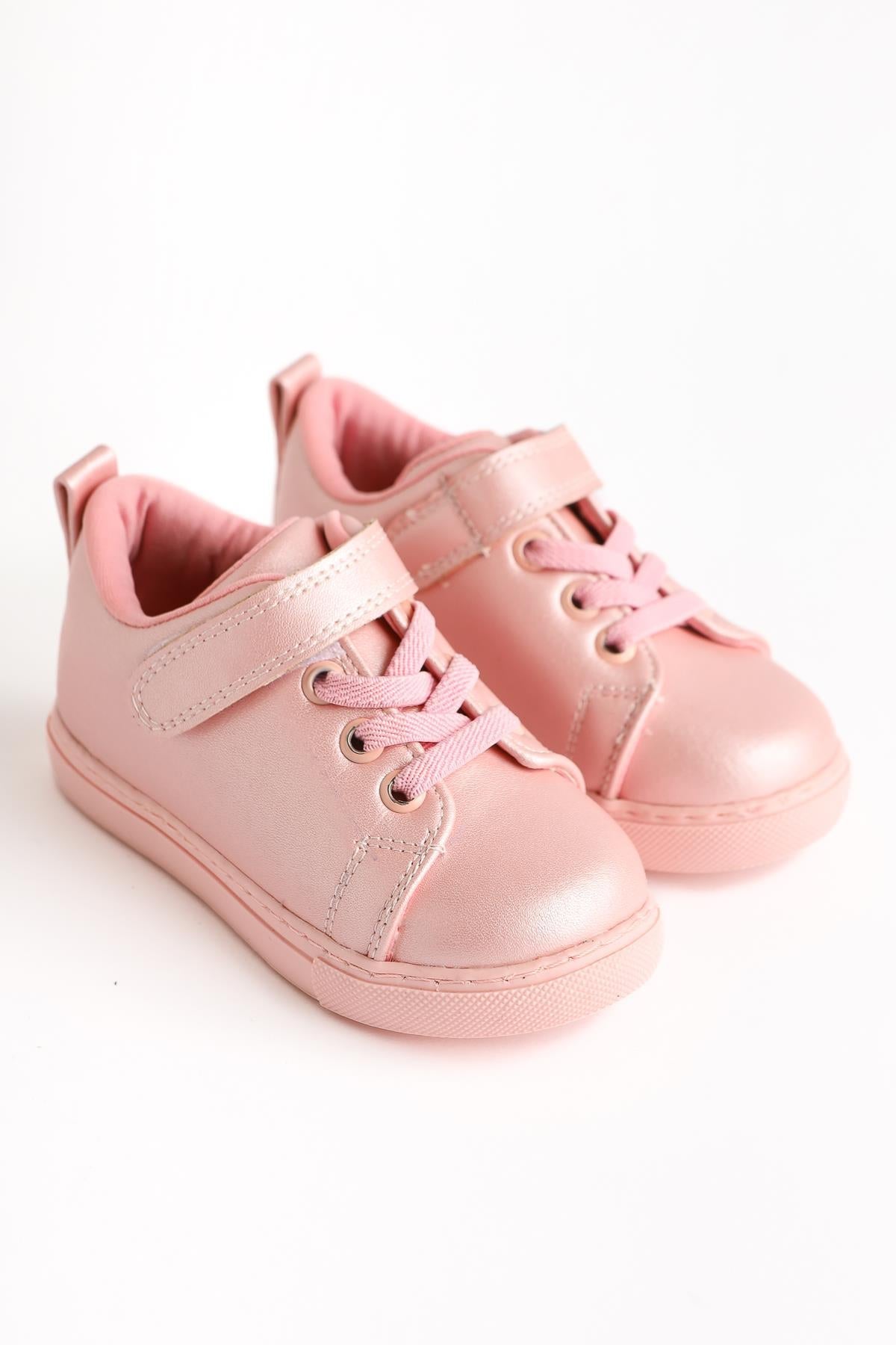 Daisy Pure Lace-Up Velcro Detail Baby Athletic Shoe