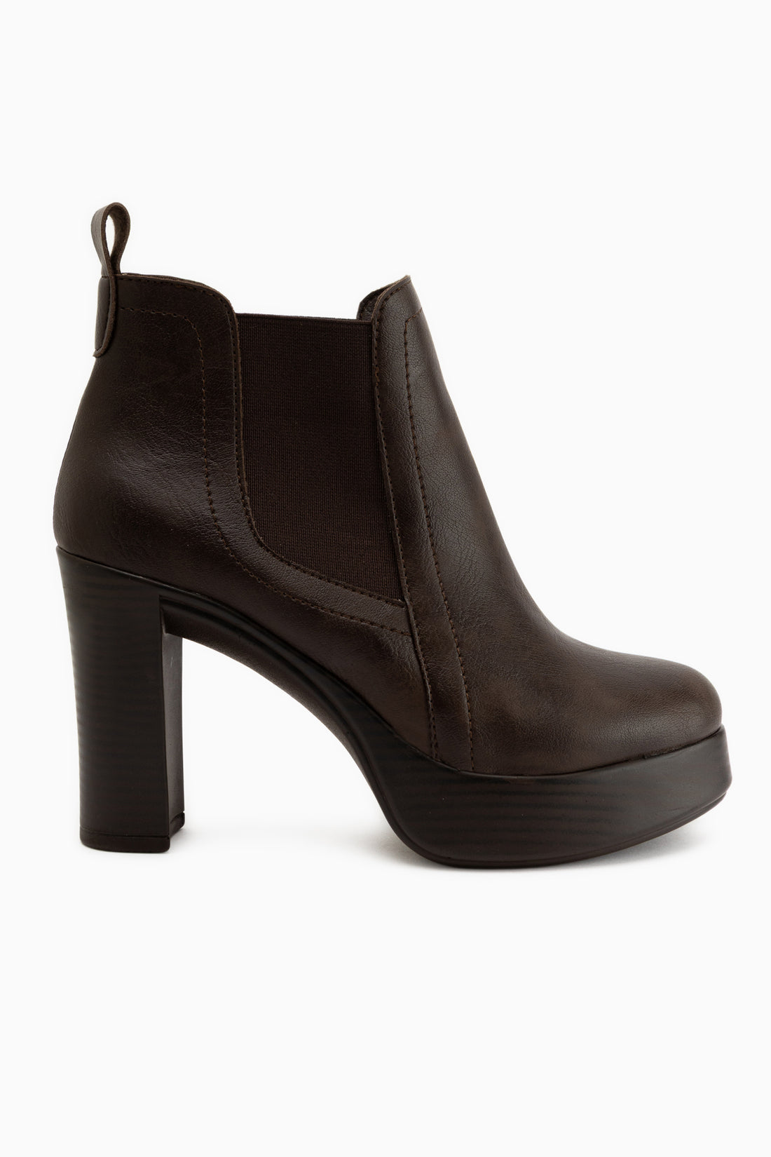 Mersa Brown Platform Heeled Women’s Boots