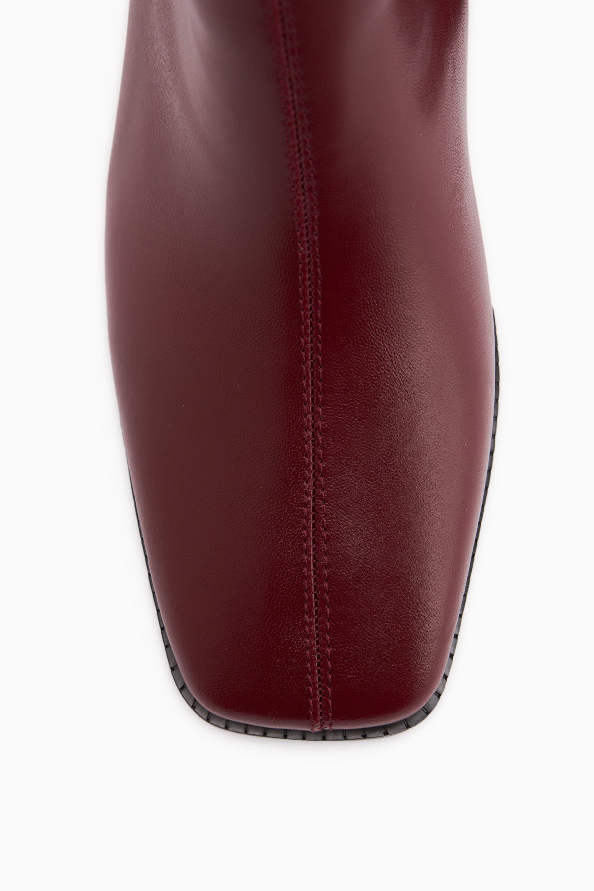 Margot – Burgundy Suede Round-Toe Heeled Boot (Women)