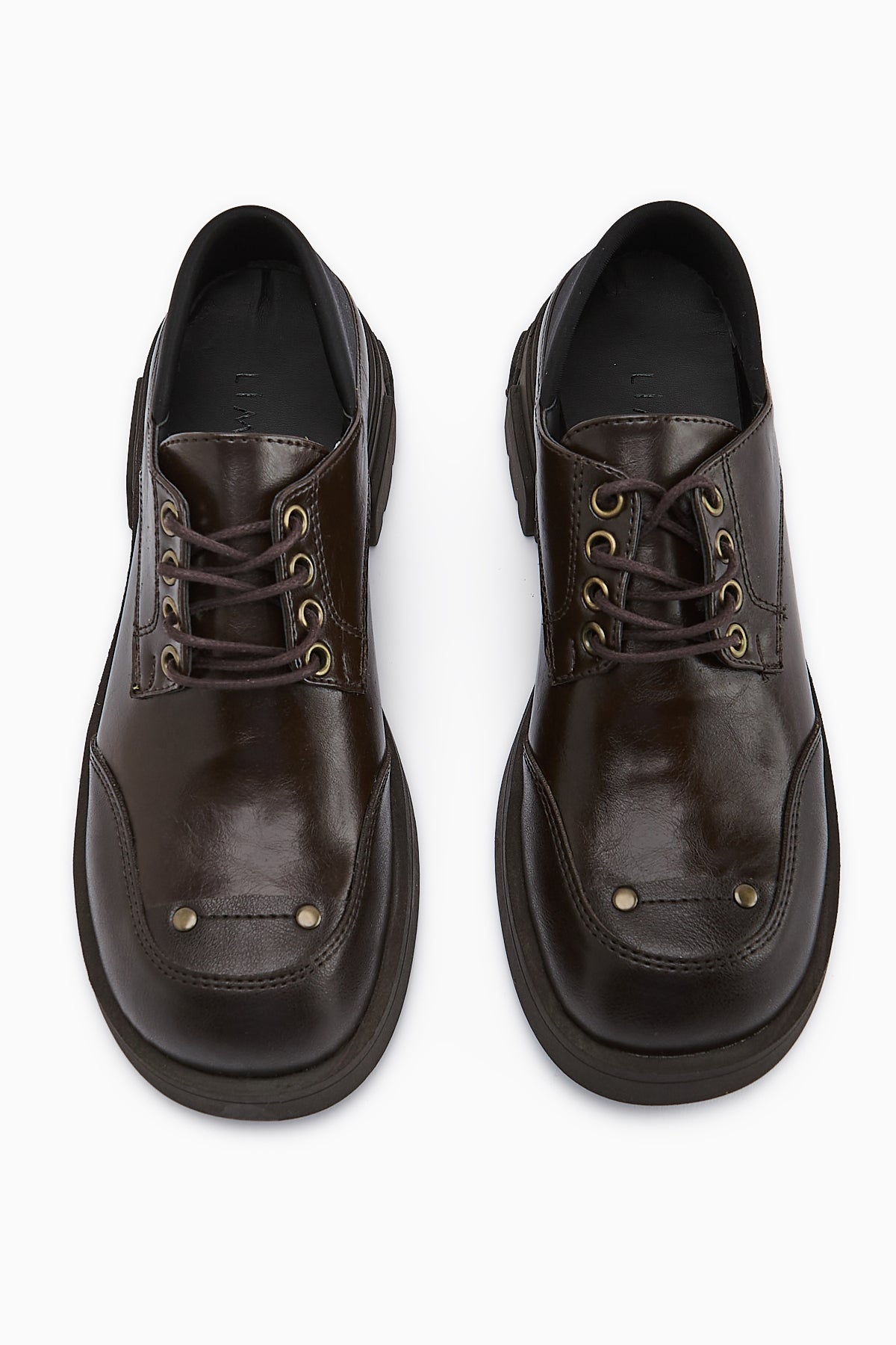 Lilas Brown Lace-Up Loafer Women's Shoe