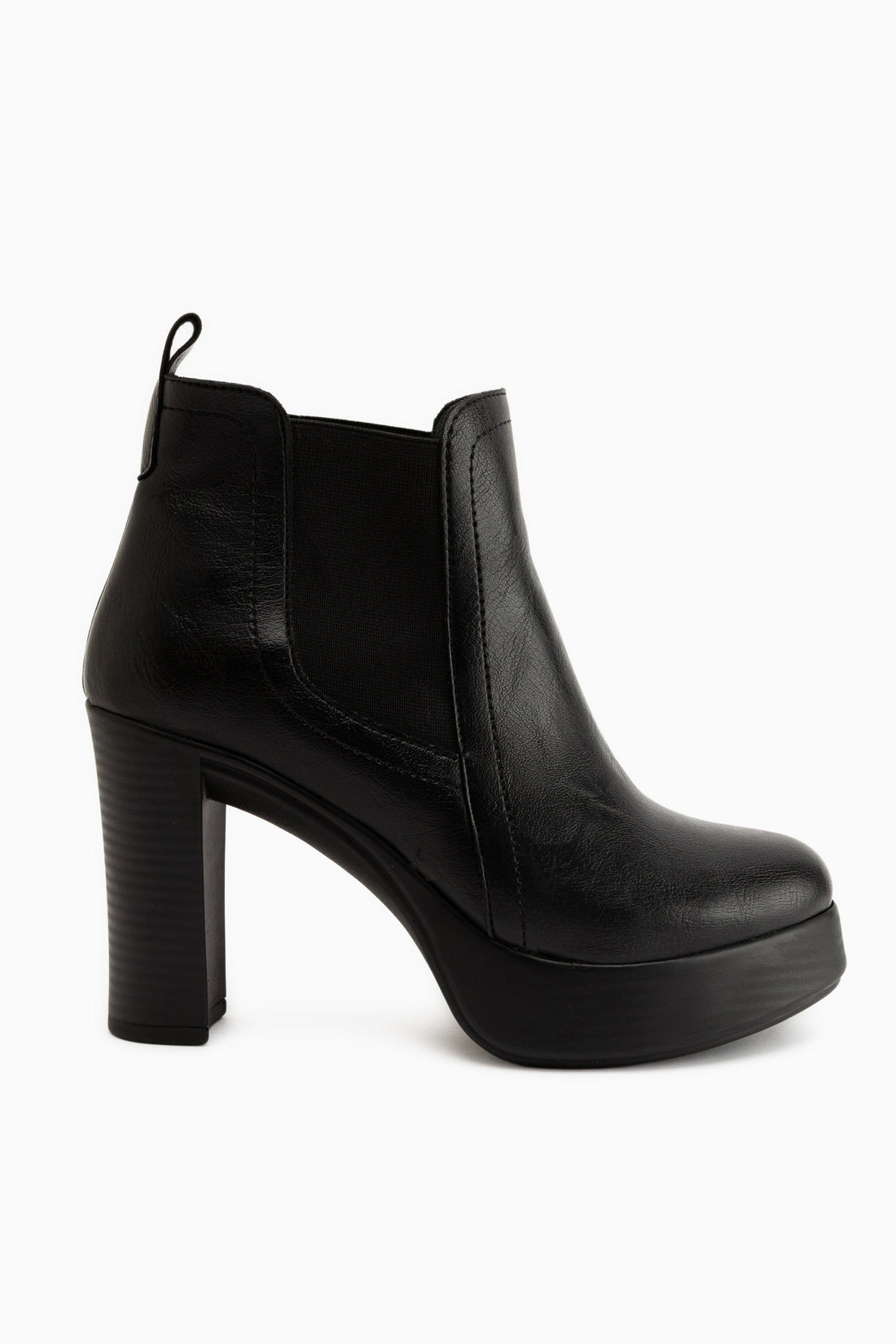 Mersa Black Platform Heeled Women’s Boots