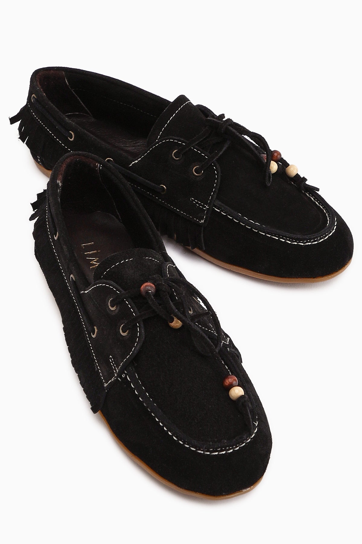 Rania Genuine Leather Black Women’s Loafer Shoes