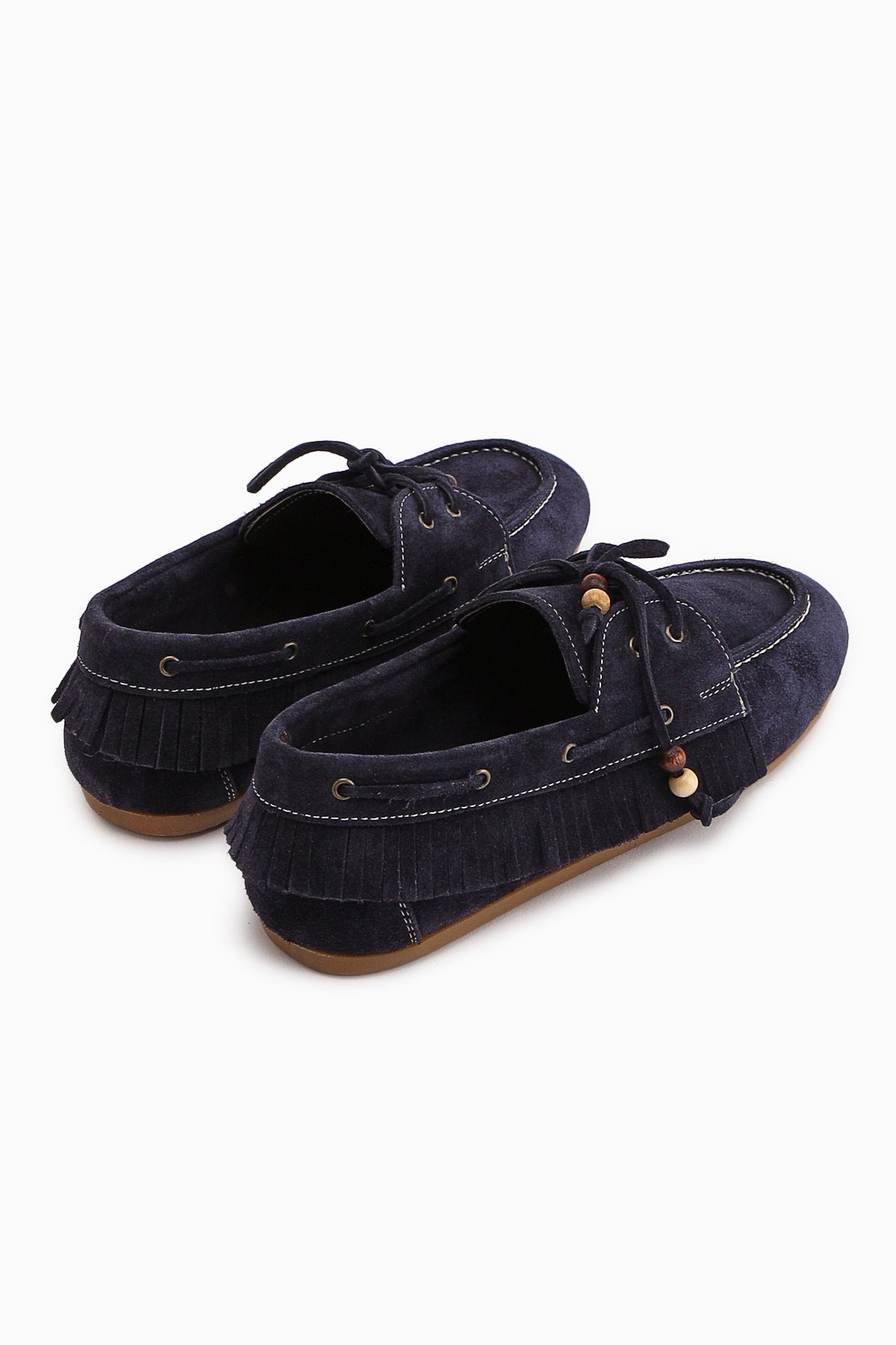 Rania – Genuine Leather Navy Loafer (Women)