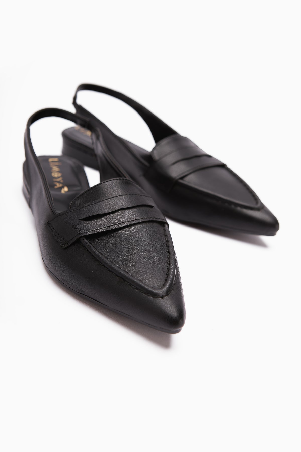 Busra Black Pointed Toe Women's Sandal