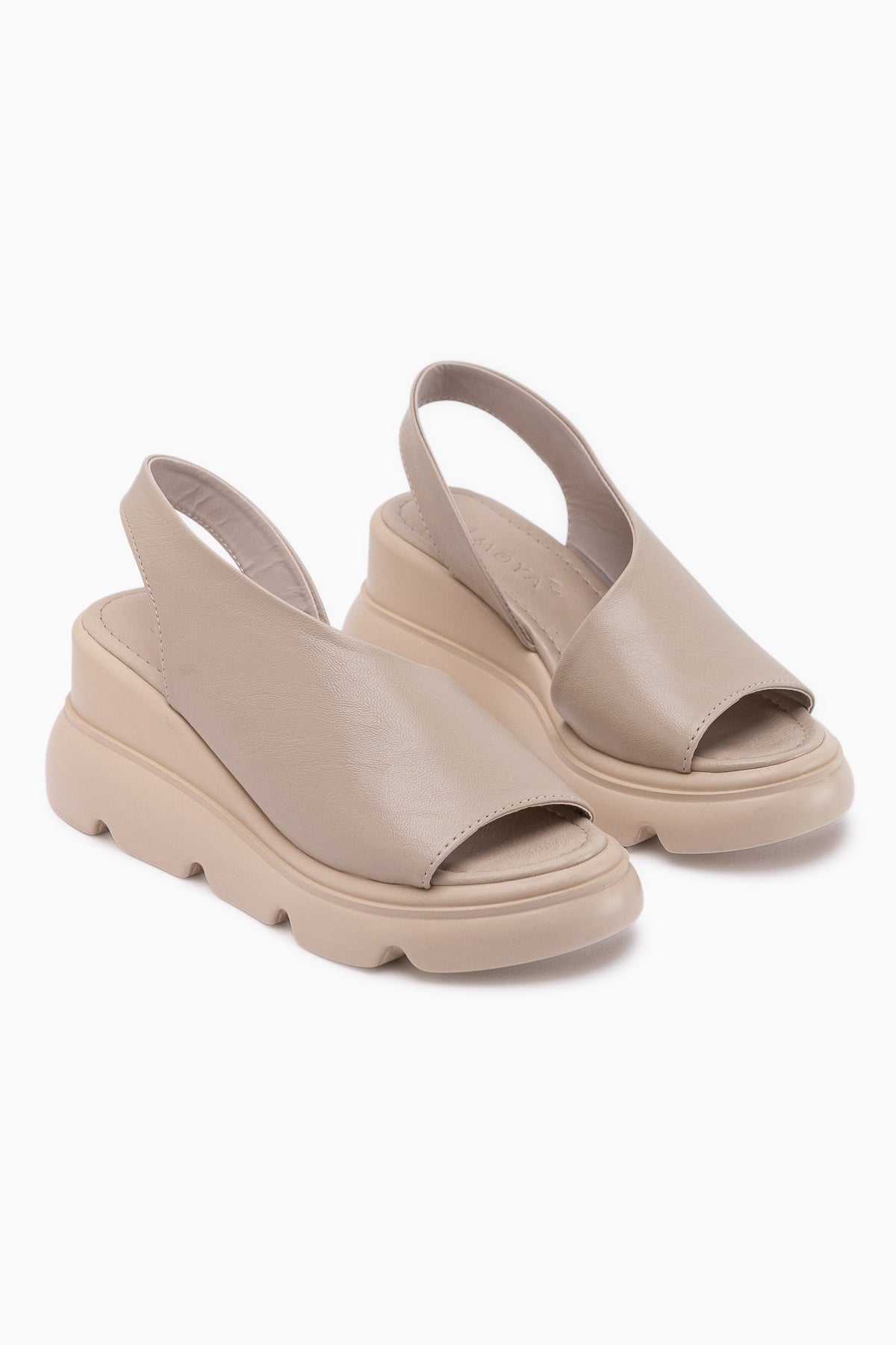 Lima Beige Thick Sole Open Toe Women’s Sandal